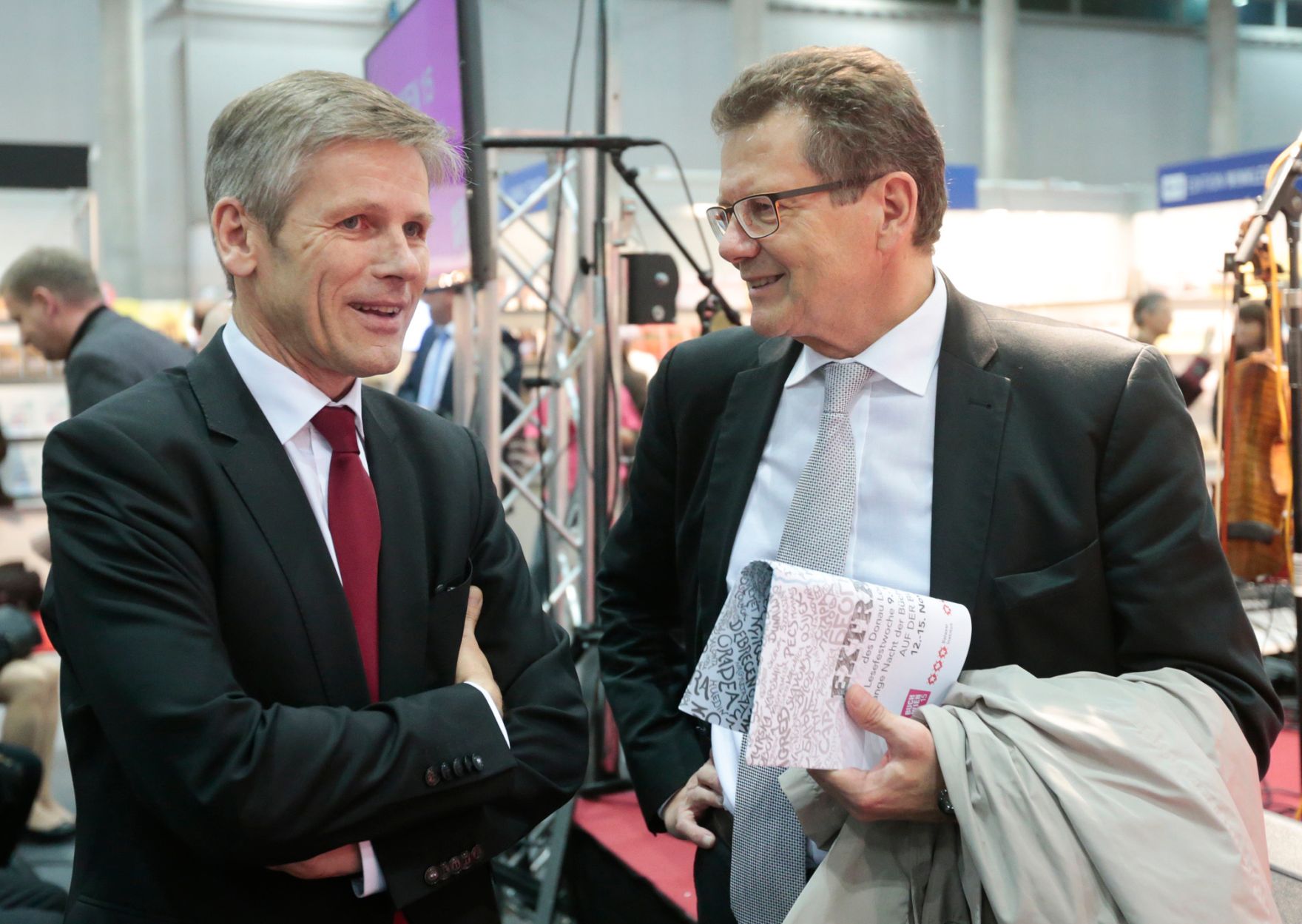 Am 11. November 2015 er&ouml;ffnete Kunst- und Kulturminister Josef Ostermayer die internationale Buchmesse &bdquo;Buch Wien 15&ldquo;.