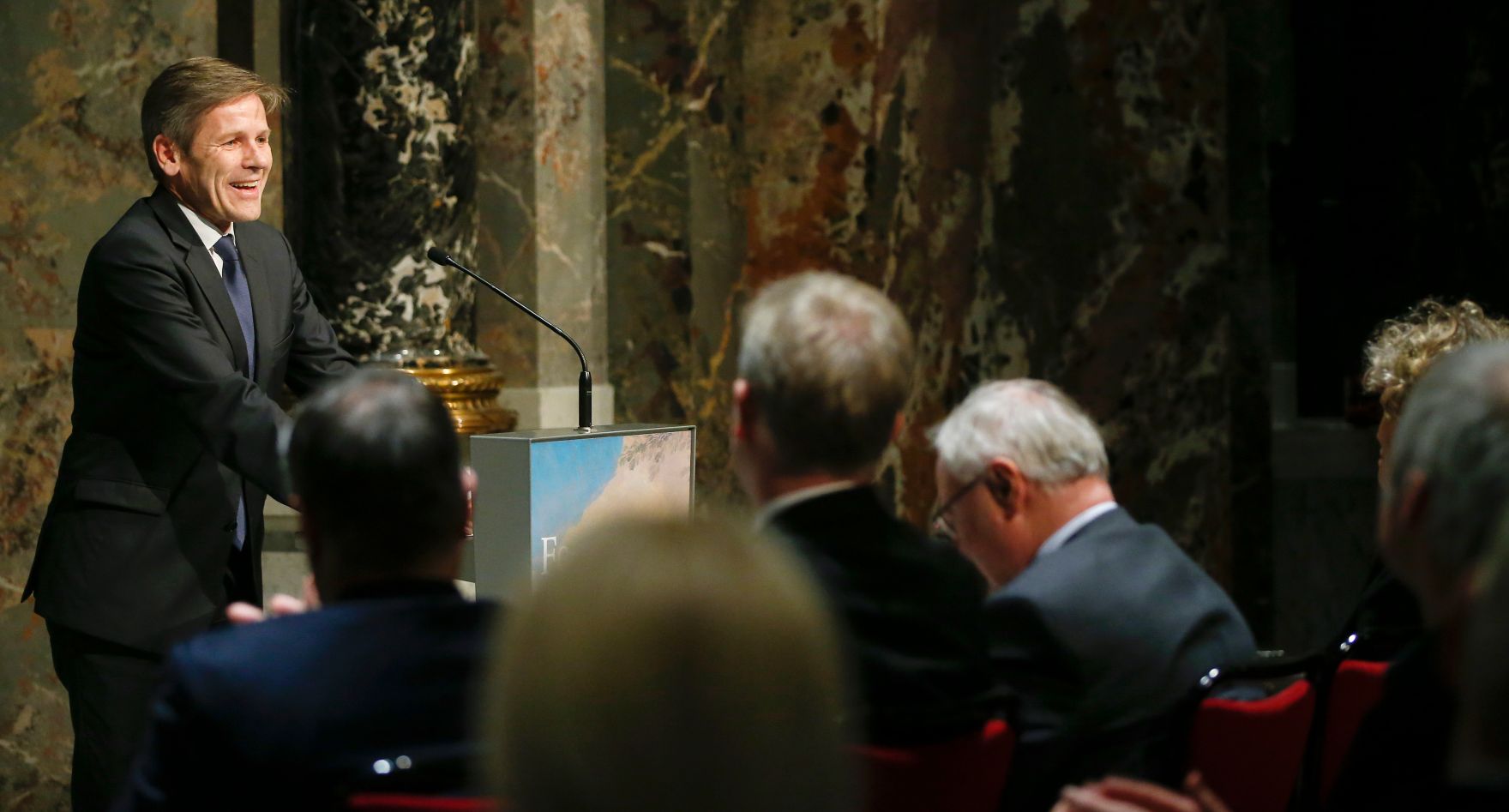 Am 7. M&auml;rz 2016 er&ouml;ffnete Kunst- und Kulturminister Josef Ostermayer (im Bild) die Ausstellung &quot;Feste feiern&quot; im Kunsthistorischen Museum.