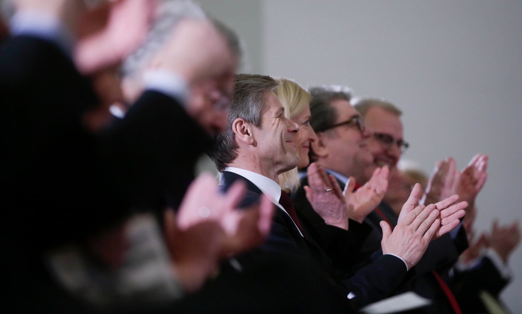 Am 10. M&auml;rz 2016 hielt Kunst- und Kulturminister Josef Ostermayer (im Bild) eine Ansprache bei der Ausstellungser&ouml;ffnung &quot;Der ewige Kaiser. Franz Joseph I. 1830-1916&quot; in der &Ouml;sterreichischen Nationalbibliothek.