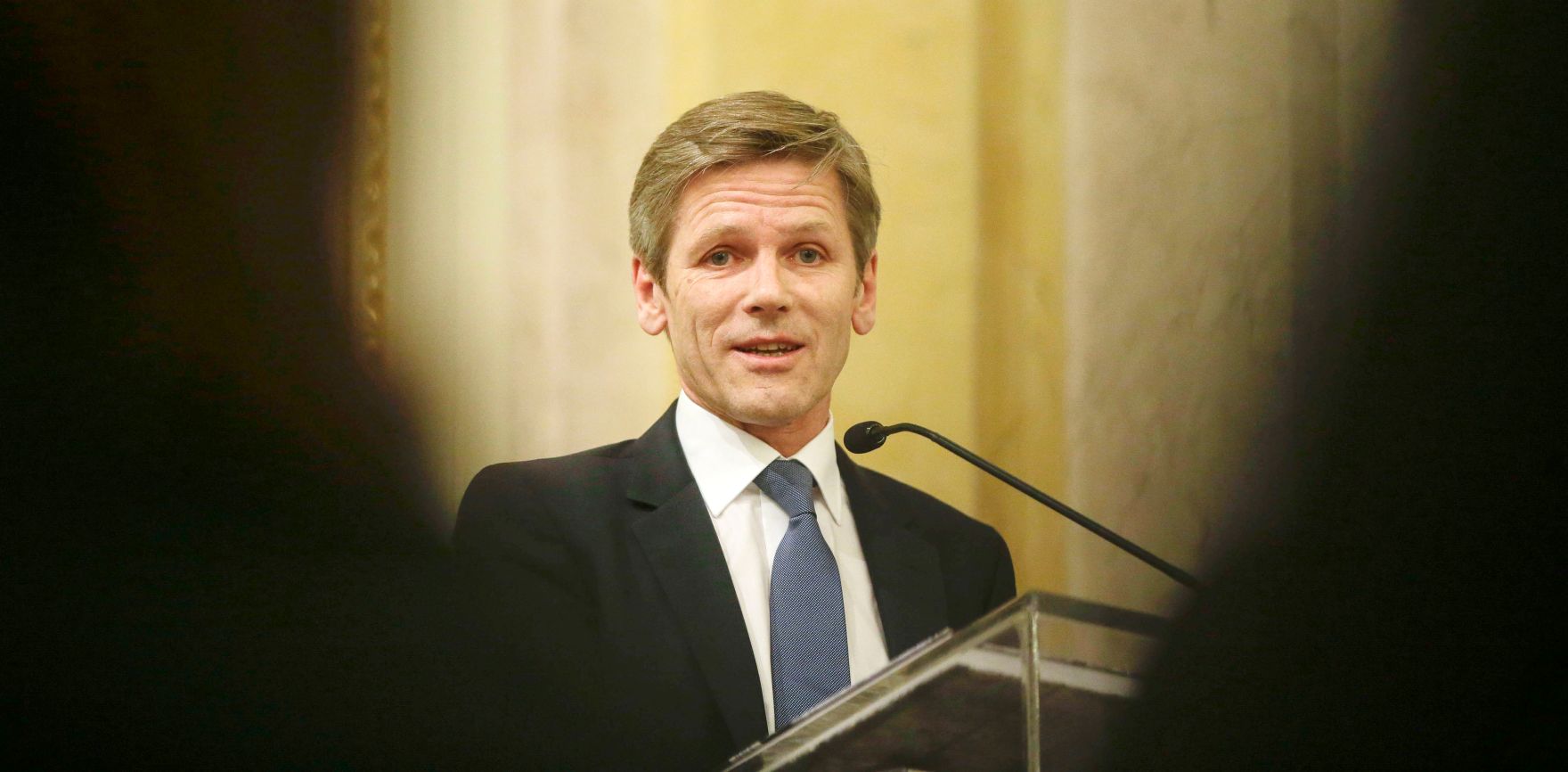 Am 17. M&auml;rz 2016 er&ouml;ffnete Kunst- und Kulturminister Josef Ostermayer (im Bild) die Ausstellung des K&uuml;nstlers Anselm Kiefer in der Albertina.