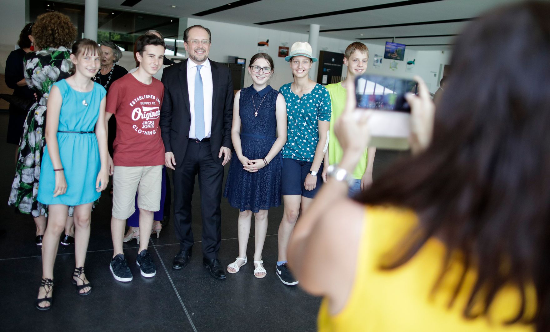 Am 17. Juli 2019 reiste Bundesminister Alexander Schallenberg anl&auml;sslich der Er&ouml;ffnung der Bregenzer Festspiele nach Bregenz.