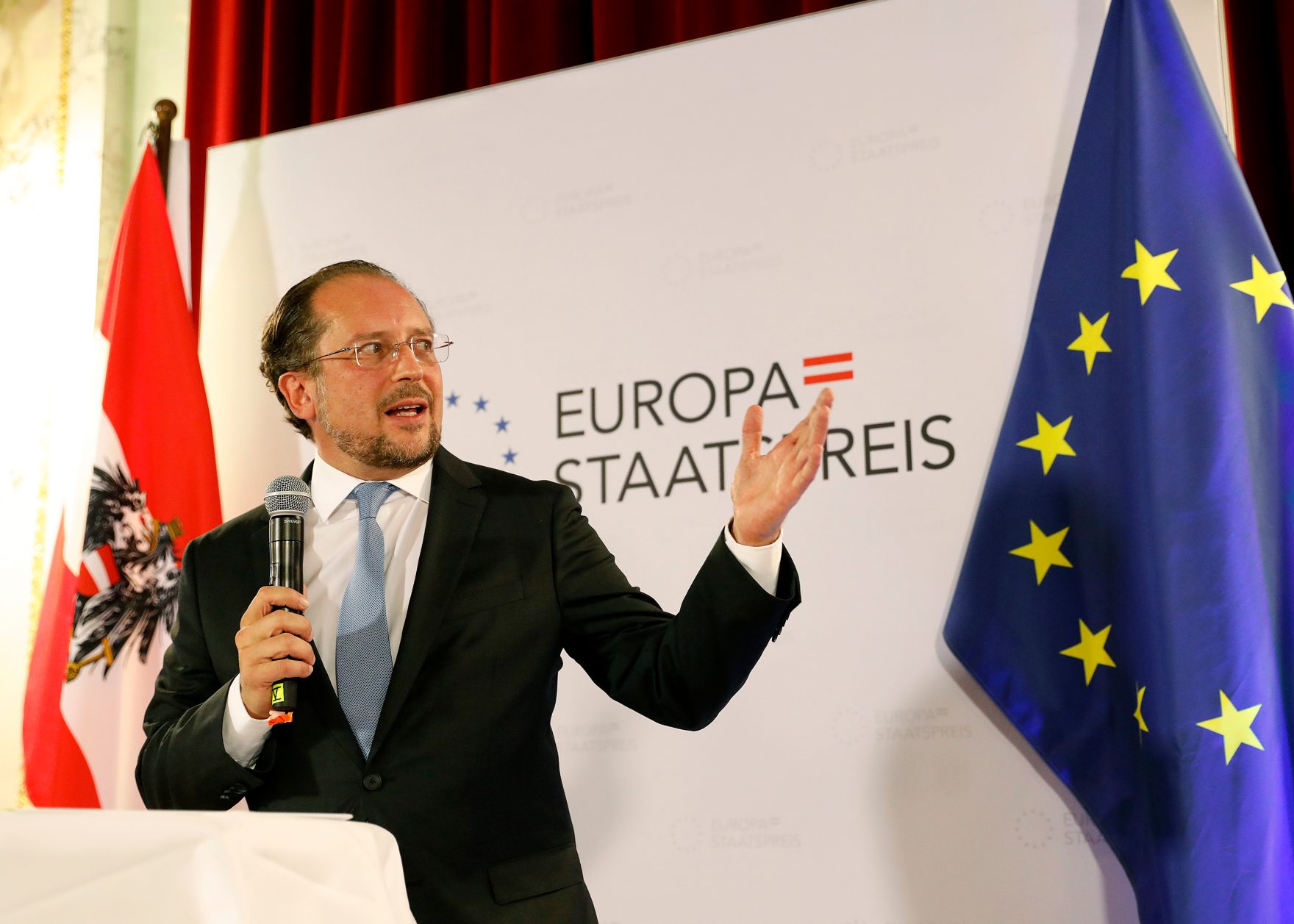 Am 17. September 2019 verlieh Bundesminister Alexander Schallenberg den Europastaatspreis.