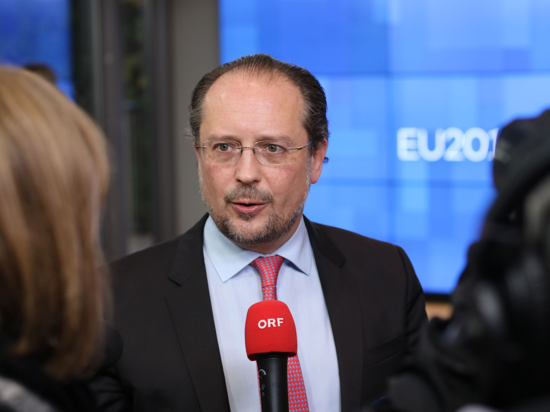 Am 19. November 2019 nahm Bundesminister Alexander Schallenberg (im Bild) am Rat f&uuml;r Allgemeine Angelegenheiten teil.