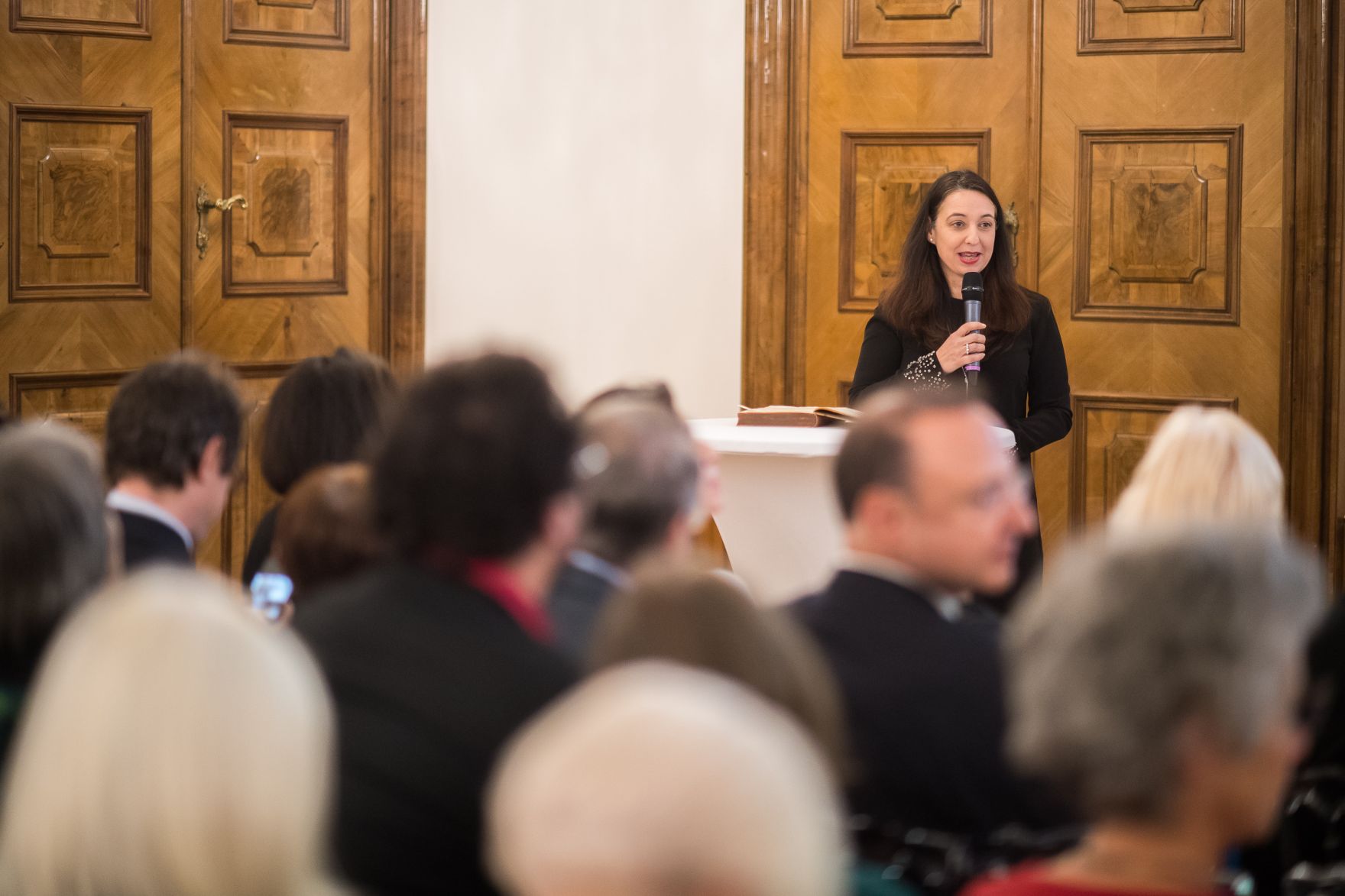 Am 14. Oktober 2019 hat Bundesministerin Ines Stilling die K&auml;the Leichter-Preise verliehen.