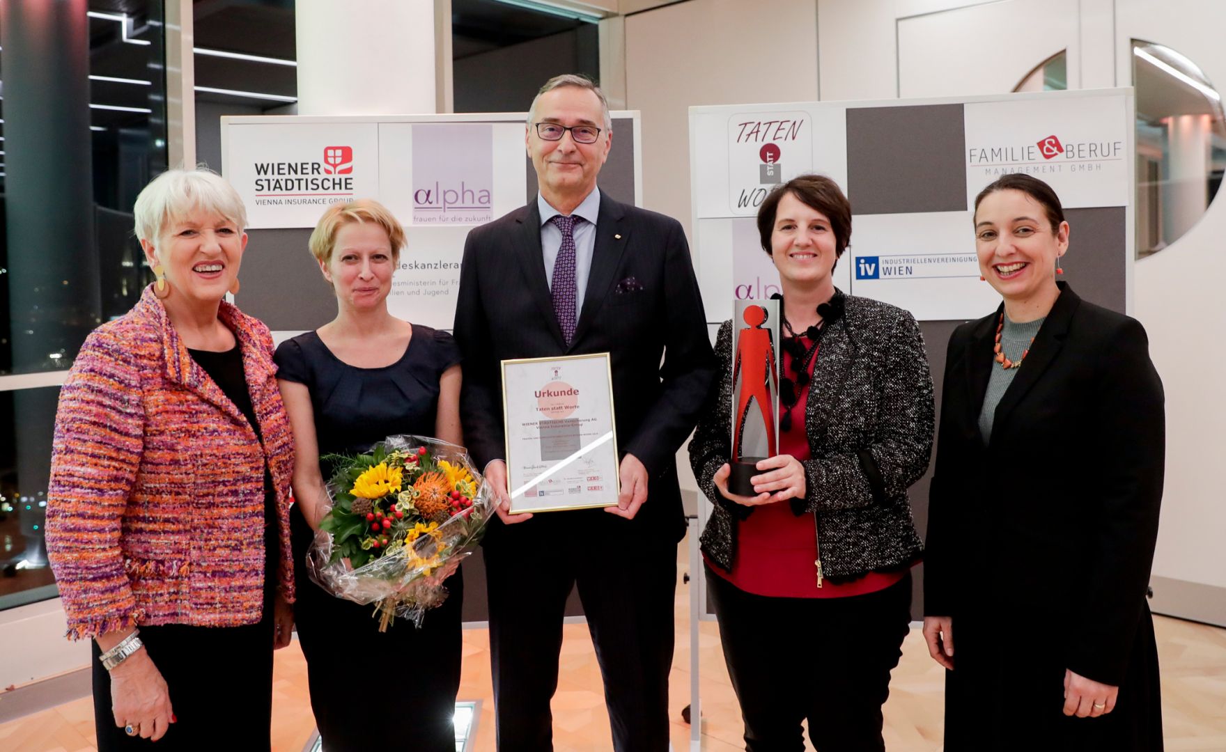 Am 24. Oktober 2019 er&ouml;ffnete Bundesministerin Ines Stilling die Preisverleihung der frauen- und familienfreundlichsten Betriebe Wien 2019.