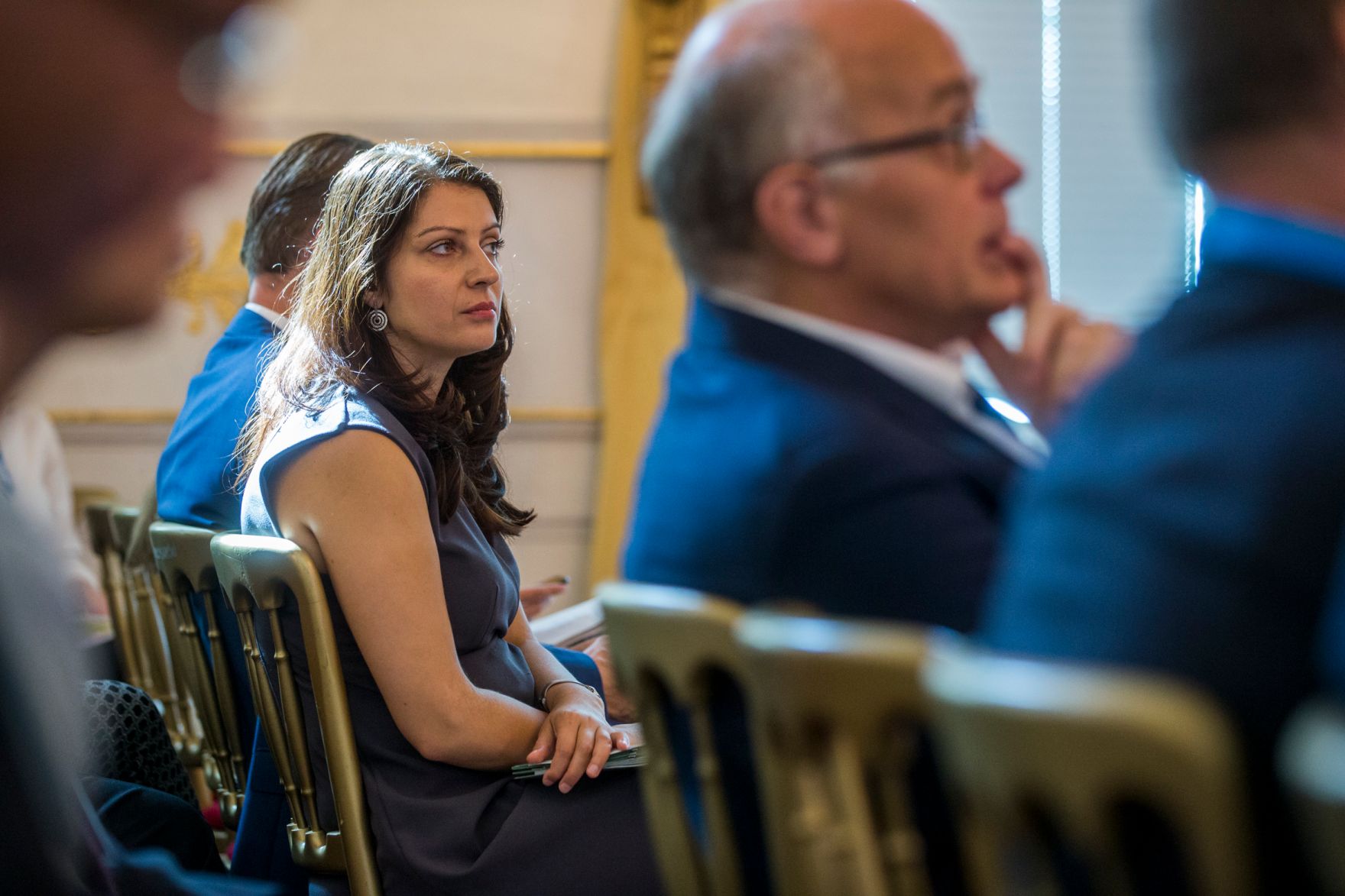 Am 8. September 2016 er&ouml;ffnet Staatssekret&auml;rin Muna Duzdar (im Bild) gemeinsam mit dem Direktor der Firma Atos, Gerald Gerstbauer, die Veranstaltung Sicherheitsforum.