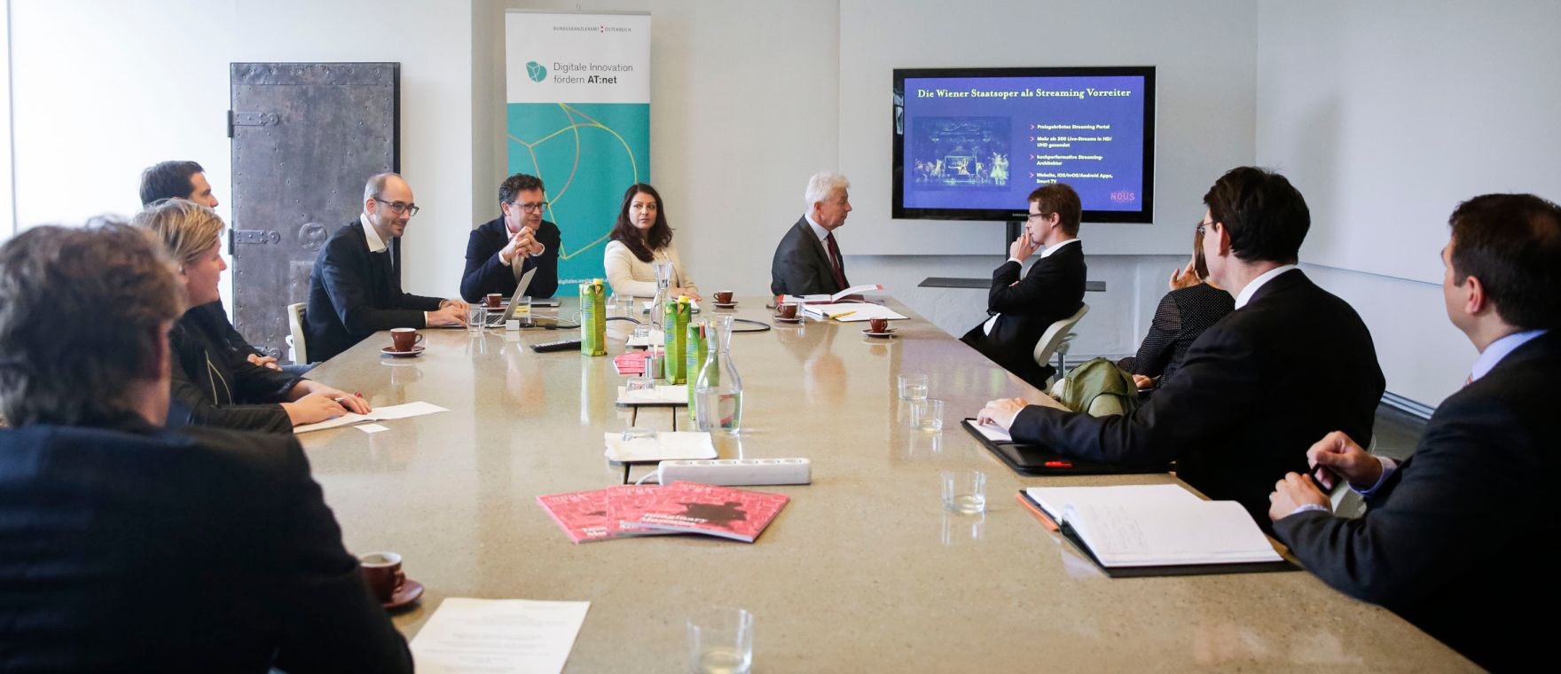 Am 20. Oktober 2016 nahm Staatssekret&auml;rin Muna Duzdar am Pressegespr&auml;ch AT:net - "Letzte Chance auf Millionenf&ouml;rderung f&uuml;r innovative digitale Unternehmen im Jahr 2016" teil.