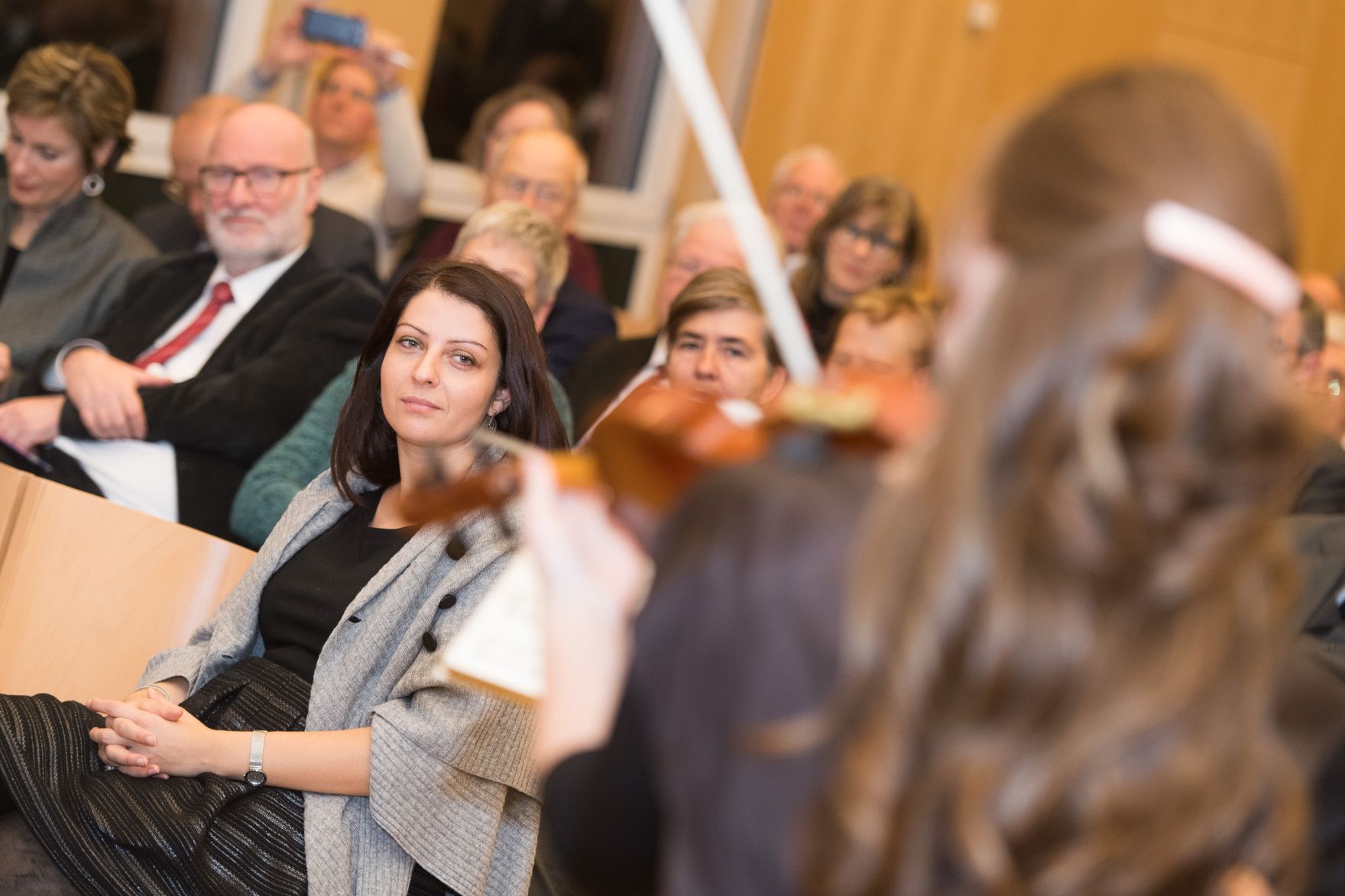 Am 16. November 2016 nahm Staatssekret&auml;rin Muna Duzdar (im Bild) an der Veranstaltung &quot;60 Jahre Koordinierungsausschuss f&uuml;r christlich-j&uuml;dische Zusammenarbeit&quot; teil.