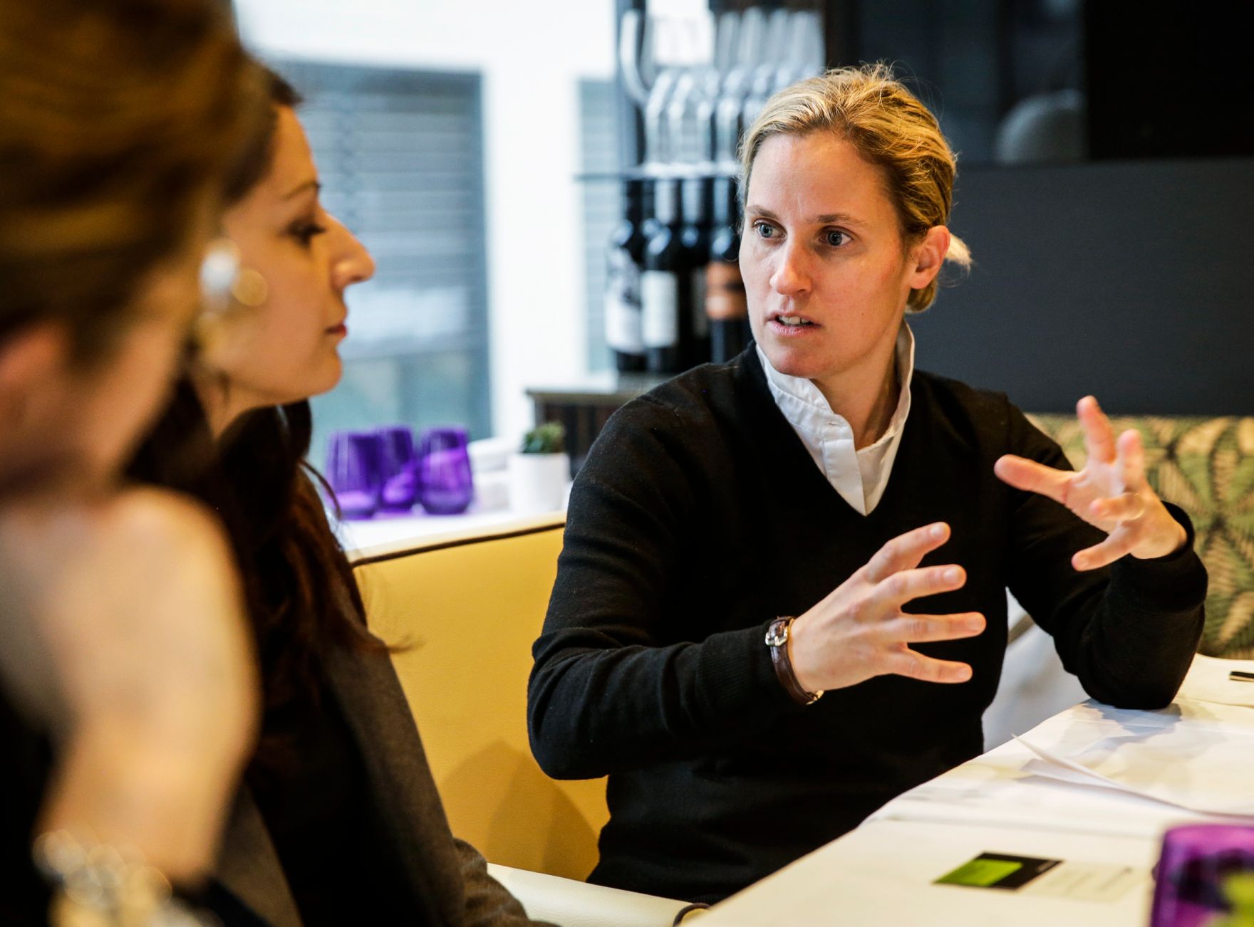Am 23. November 2016 nahm Staatssekret&auml;rin Muna Duzdar an der Diskussion &quot;Macht.Politik&quot; bei der Veranstaltung &quot;Women in Law Close up Talk!&quot; teil.