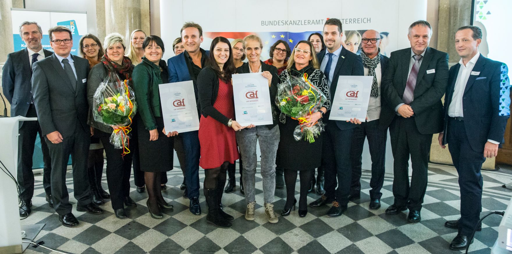 Am 7. Dezember 2016 nahm Staatssekret&auml;rin Muna Duzdar an der Veranstaltung &quot;Qualit&auml;tsdialog 2016 - Qualit&auml;t in der &ouml;ffentlichen Verwaltung&quot; teil.