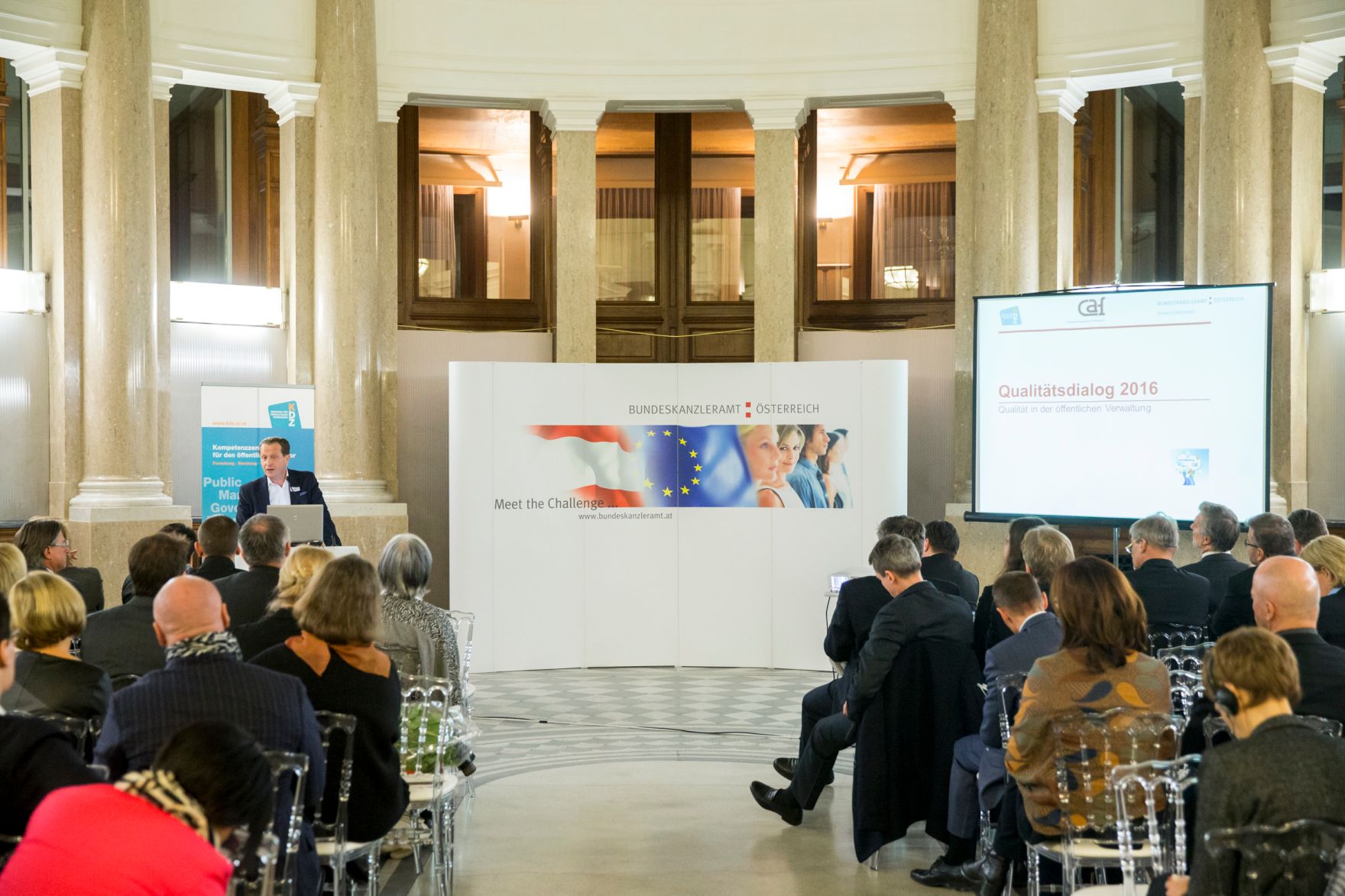 Am 7. Dezember 2016 nahm Staatssekret&auml;rin Muna Duzdar an der Veranstaltung &quot;Qualit&auml;tsdialog 2016 - Qualit&auml;t in der &ouml;ffentlichen Verwaltung&quot; teil.