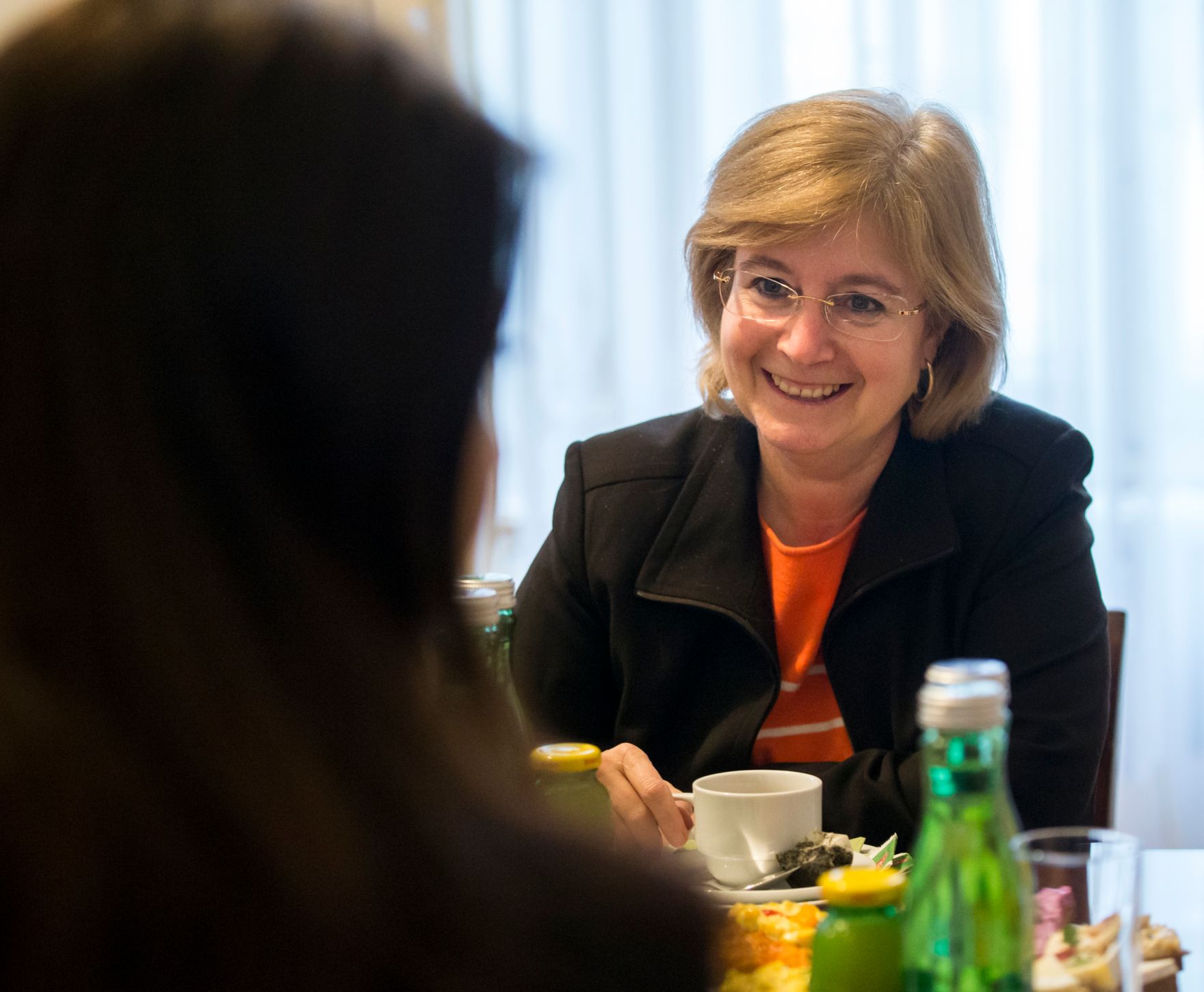 Am 22. Dezember 2016 empfing Staatssekret&auml;rin Muna Duzdar die israelische Botschafterin Talya Lador-Fresher (im Bild) bei ihrem Antrittsbesuch.