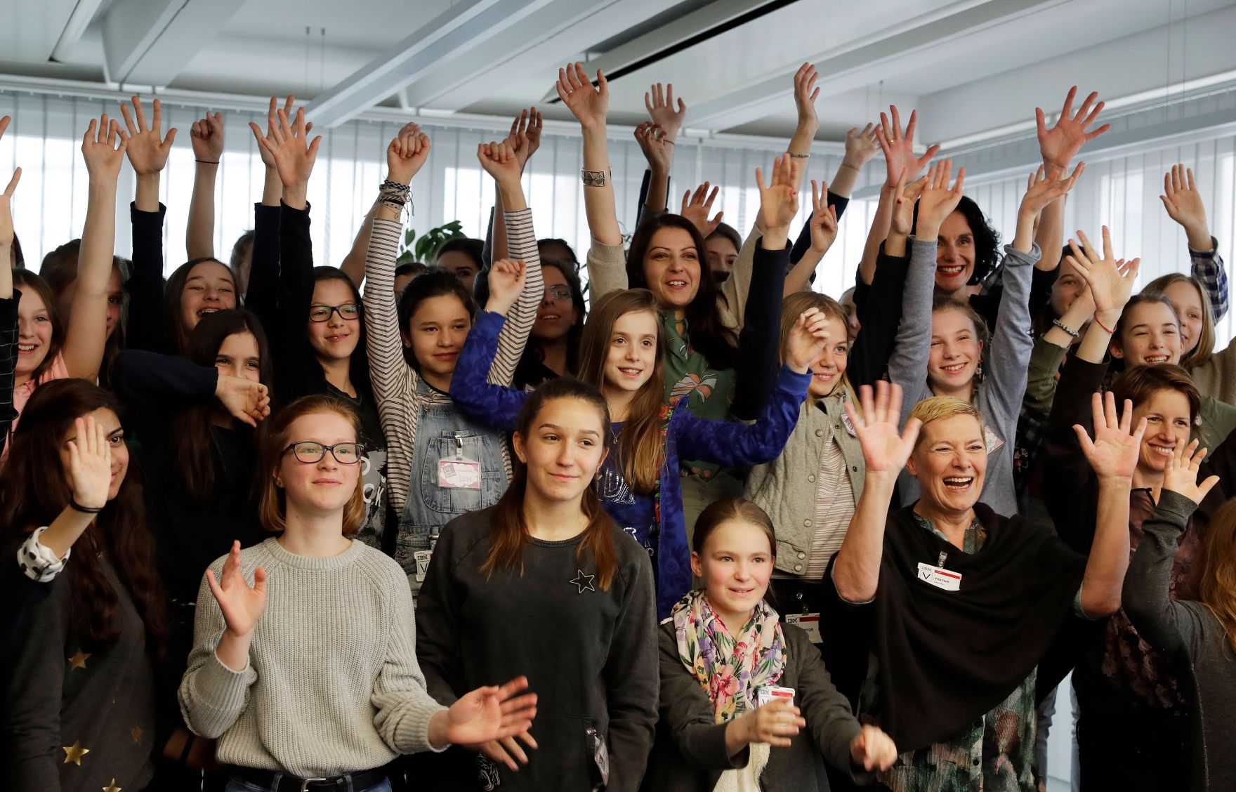 Am 27. April 2017 besuchte Staatssekret&auml;rin Muna Duzdar (im Bild) anl&auml;&szlig;lich des Girls&rsquo; Day das IBM &Ouml;sterreich.