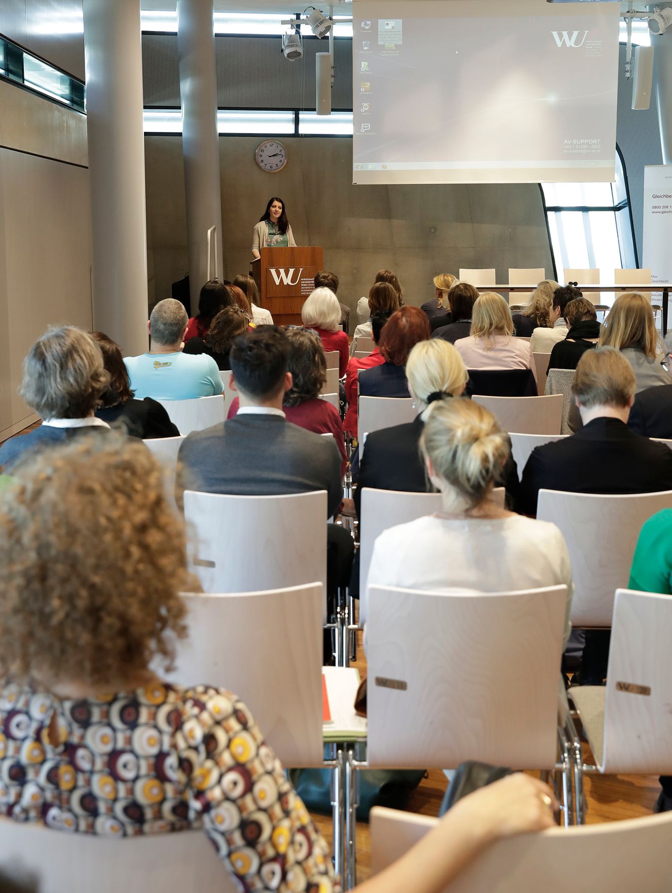 Am 11. Mai 2017 er&ouml;ffnete Staatssekret&auml;rin Muna Duzdar (im Bild) die Tagung &sbquo;Das Unternehmen Diversit&auml;t und Gleichbehandlung&rsquo; an der WU Wien.