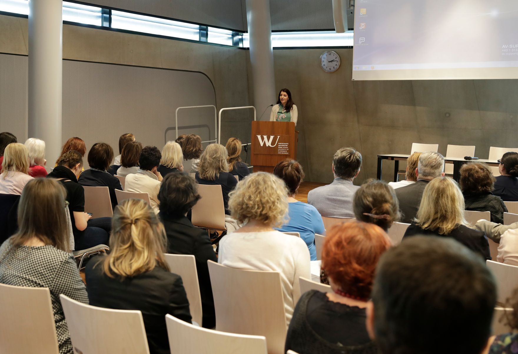 Am 11. Mai 2017 er&ouml;ffnete Staatssekret&auml;rin Muna Duzdar (im Bild) die Tagung &sbquo;Das Unternehmen Diversit&auml;t und Gleichbehandlung&rsquo; an der WU Wien.