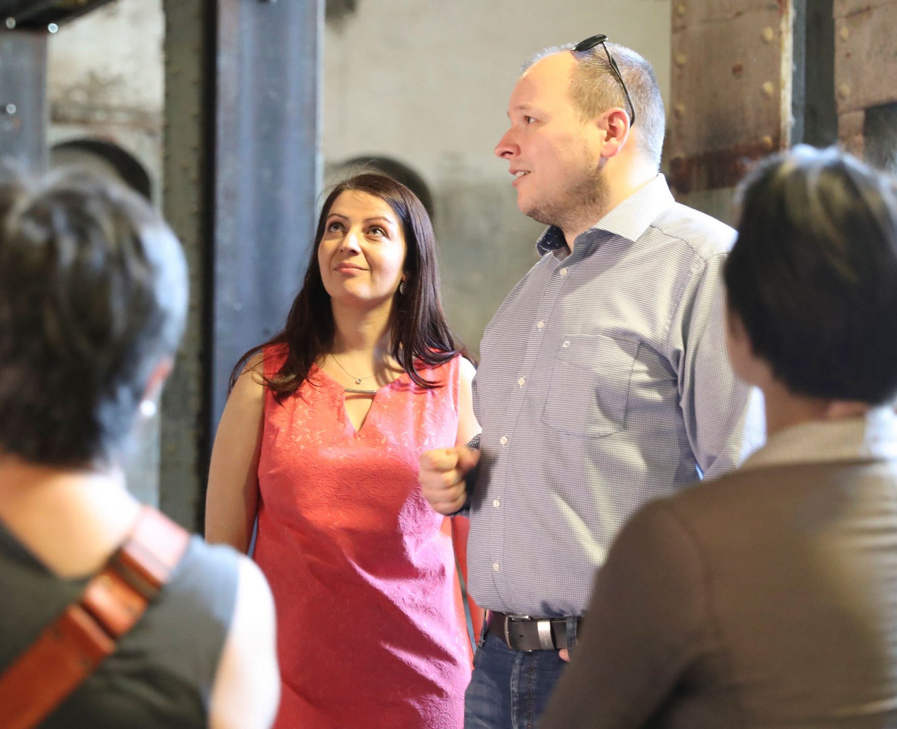 Am 19. Mai 2017 besuchte Staatssekret&auml;rin Muna Duzdar den Bezirk Ottakring. Im Bild in der Ottakringer Brauerei.