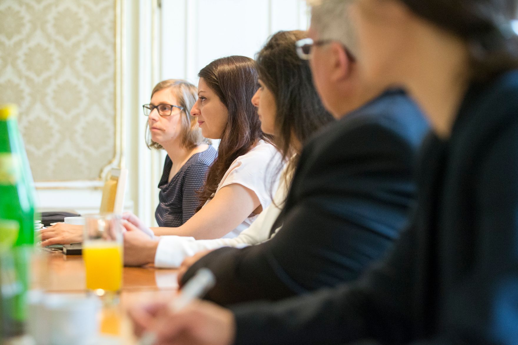 Am 11. Juli 2017 empfing Staatssekret&auml;rin Muna Duzdar den tunesischen Gewerkschaftsbundpr&auml;sidenten Noureddine Taboubi mit seiner Delegation zu einem Arbeitsgespr&auml;ch.