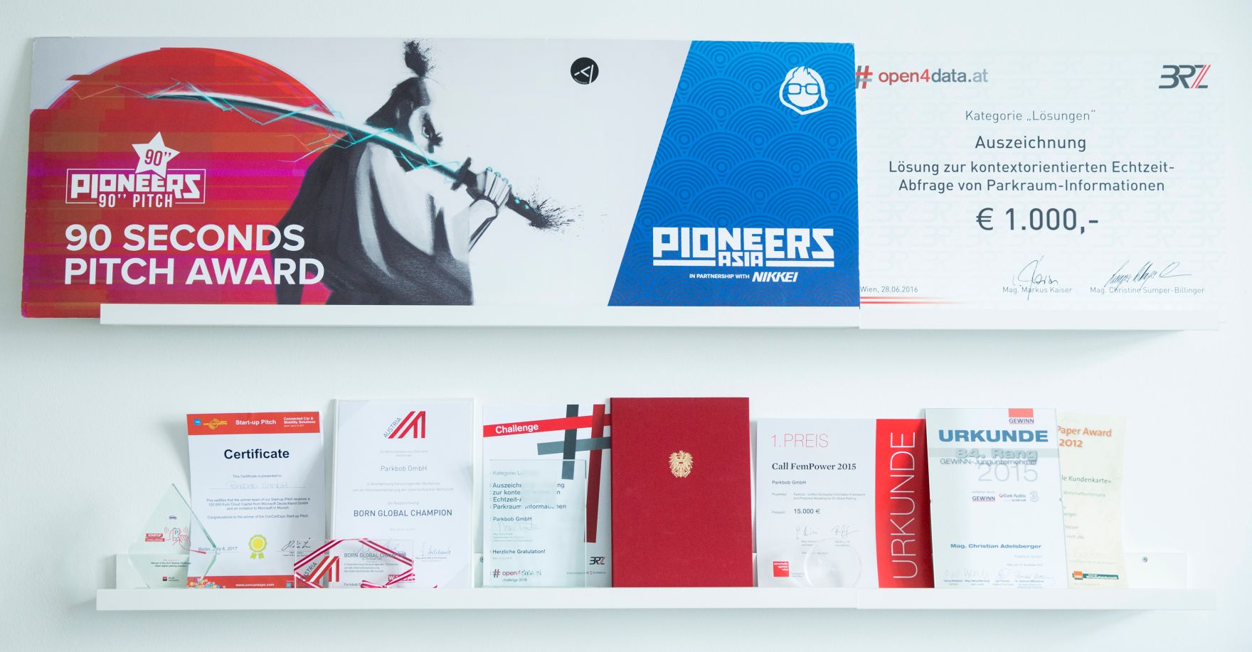 Am 10. August 2017 besuchte Staatssekret&auml;rin Muna Duzdar das Startup Unternehmen Parkbob.