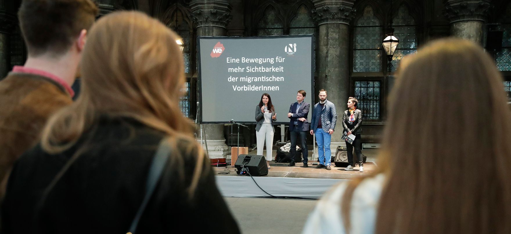 Am 23. September 2017 nahm Staatssekret&auml;rin Muna Duzdar bei der Veranstaltung "Nacht des interkulturellen Dialoges" im Rathaus teil.