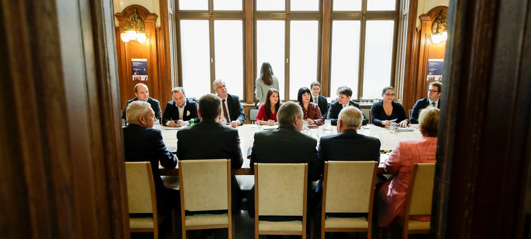 Am 26. September 2017 fand der Auftakt der Gehaltsverhandlungen &Ouml;ffentlicher Dienst in der Hohenstaufengasse statt.