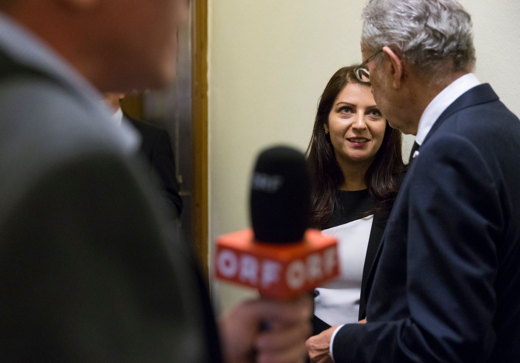 Am 24. Oktober 2017 besuchte Staatssekret&auml;rin Muna Duzdar (im Bild) den Empfang der evangelischen Kirchen in &Ouml;sterreich anl&auml;sslich &bdquo;500 Jahre Reformation&ldquo; im Wiener Musikverein.