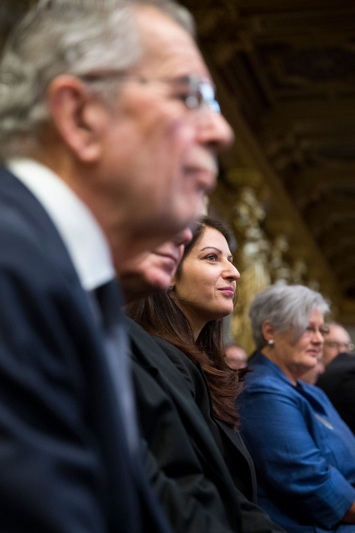 Am 24. Oktober 2017 besuchte Staatssekret&auml;rin Muna Duzdar (im Bild) den Empfang der evangelischen Kirchen in &Ouml;sterreich anl&auml;sslich &bdquo;500 Jahre Reformation&ldquo; im Wiener Musikverein.