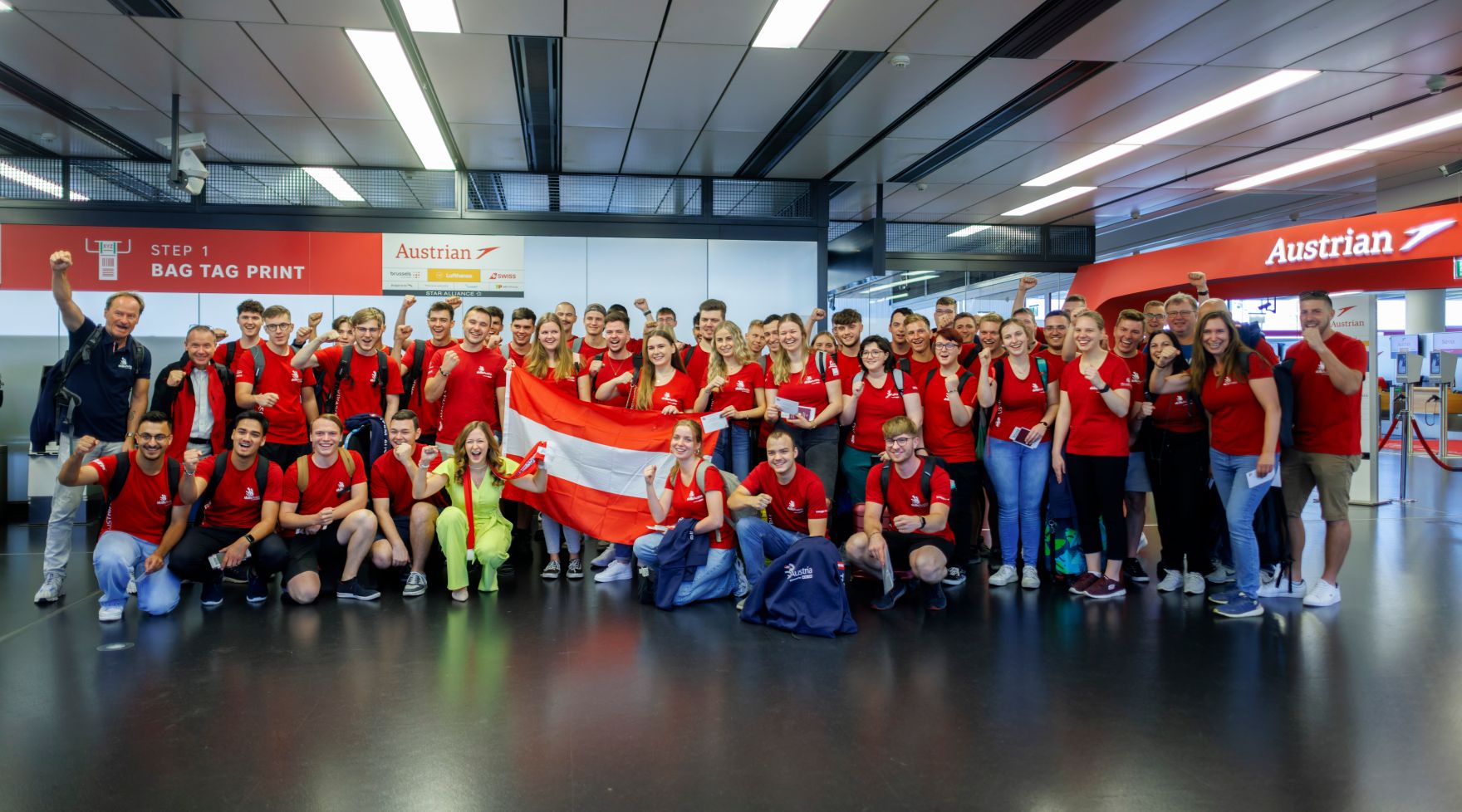 Am 7. September 2024 verabschiedete Staatssekret&auml;rin Claudia Plakolm das TeamAustria zu den WorldSkills 2024 nach Lyon.
