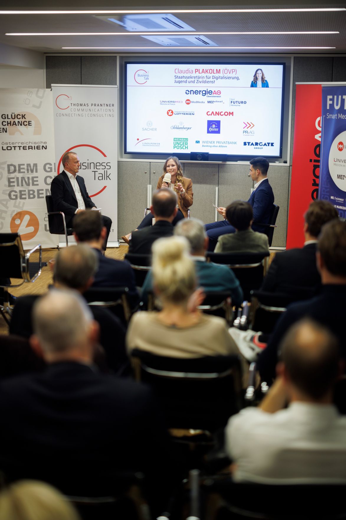 Am 23. Oktober 2024 nahm Staatssekret&auml;rin Claudia Plakolm am C 3- &ldquo;Business Talk&ldquo; teil.