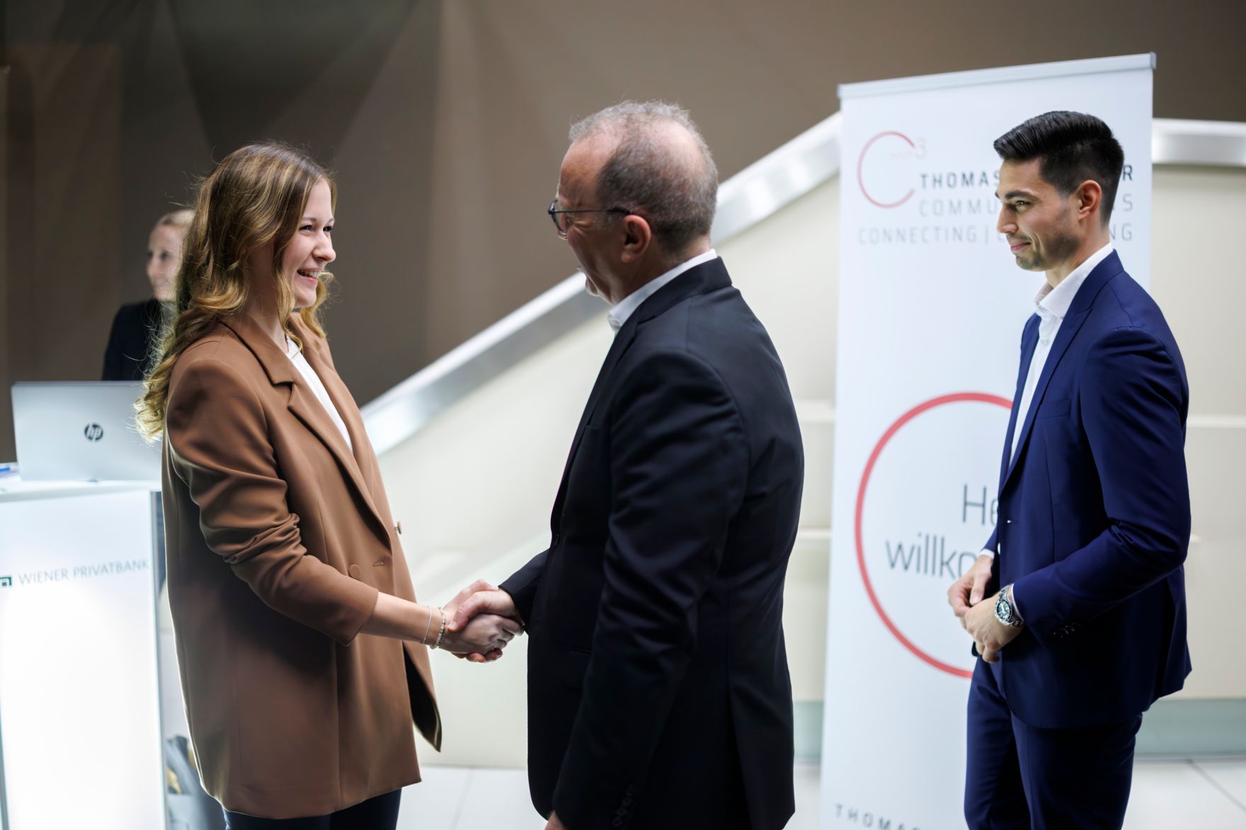 Am 23. Oktober 2024 nahm Staatssekret&auml;rin Claudia Plakolm (l.) am C 3- &ldquo;Business Talk&ldquo; teil.