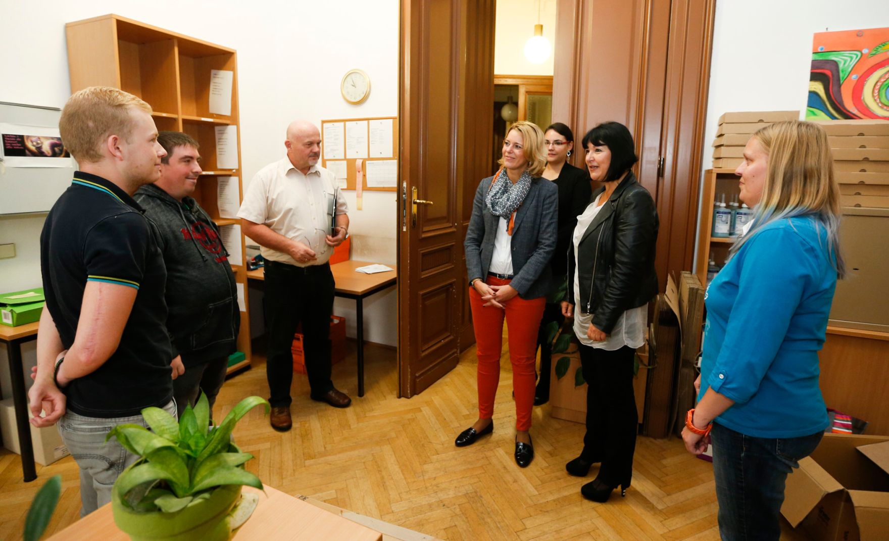 Am 3. September 2014 besuchte Staatssekret&auml;rin Sonja Ste&szlig;l die Sektion III des Bundeskanzleramts.