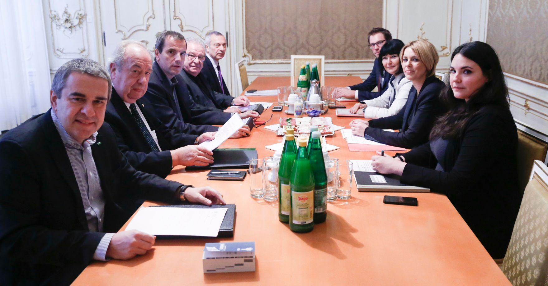 Am 2. Dezember 2014 empfing Staatssekret&auml;rin Sonja Ste&szlig;l den Vorsitzenden der Gewerkschaft &Ouml;ffentlicher Dienst, Fritz Neugebauer zu einem Arbeitsgespr&auml;ch.