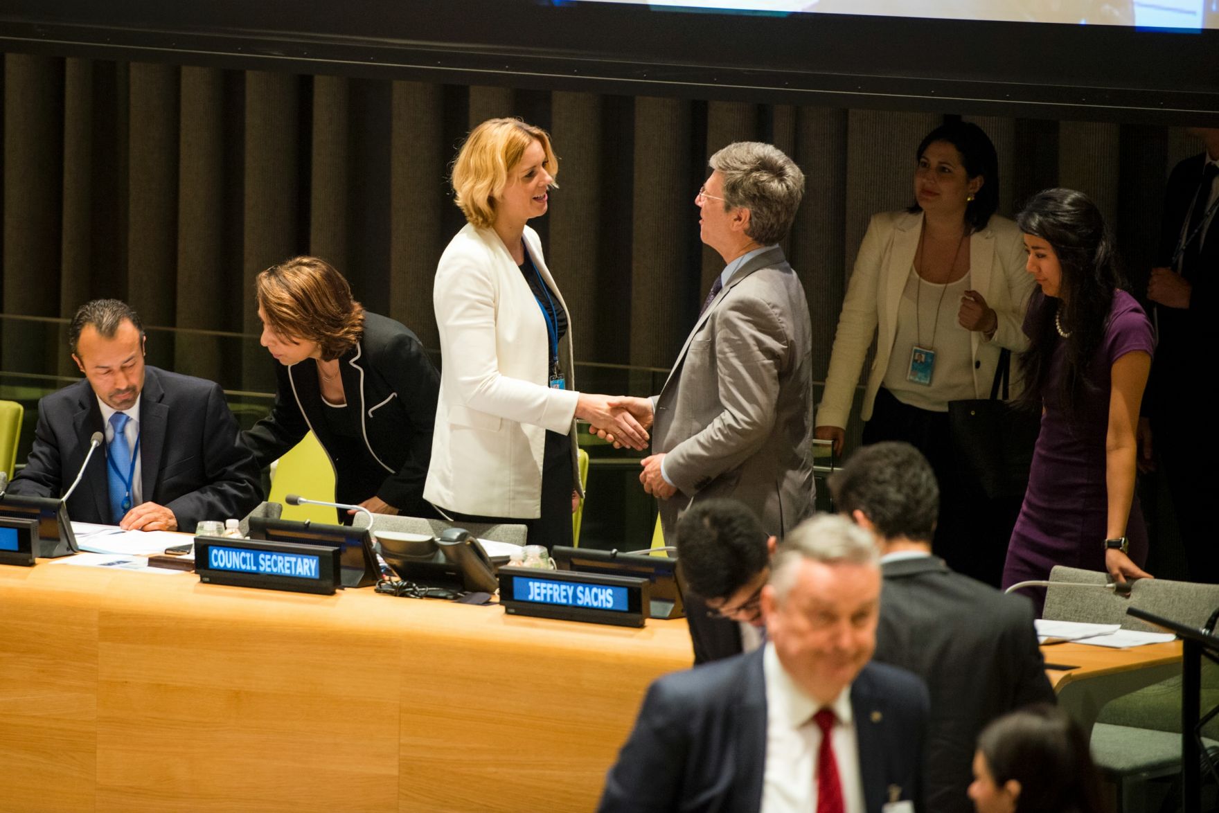 Am 9. Juli 2015 vertrat Staatssekret&auml;rin Sonja Ste&szlig;l &Ouml;sterreich beim High-Level-Forum des Wirtschafts- und Sozialrates der Vereinten Nationen in New York zu Zielen der Nachhaltigen Entwicklung.