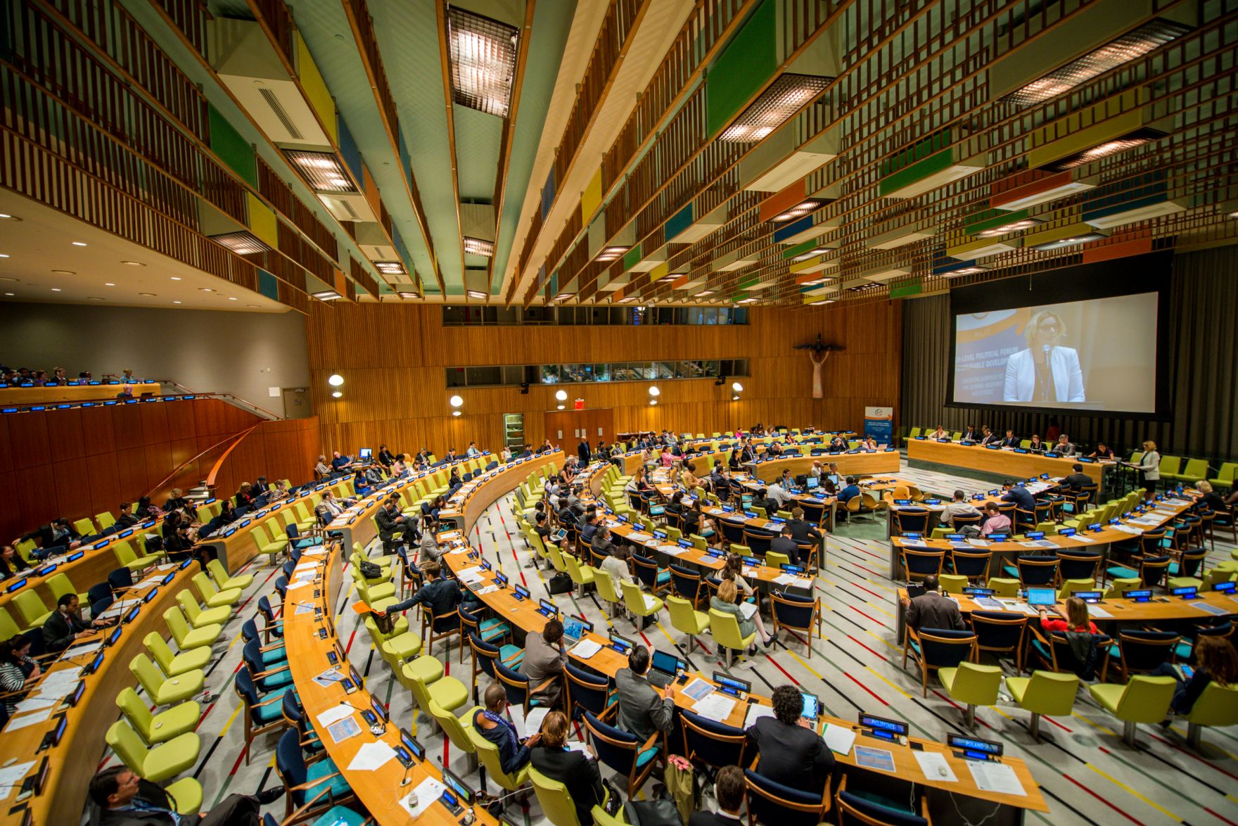 Am 9. Juli 2015 vertrat Staatssekret&auml;rin Sonja Ste&szlig;l &Ouml;sterreich beim High-Level-Forum des Wirtschafts- und Sozialrates der Vereinten Nationen in New York zu Zielen der Nachhaltigen Entwicklung.