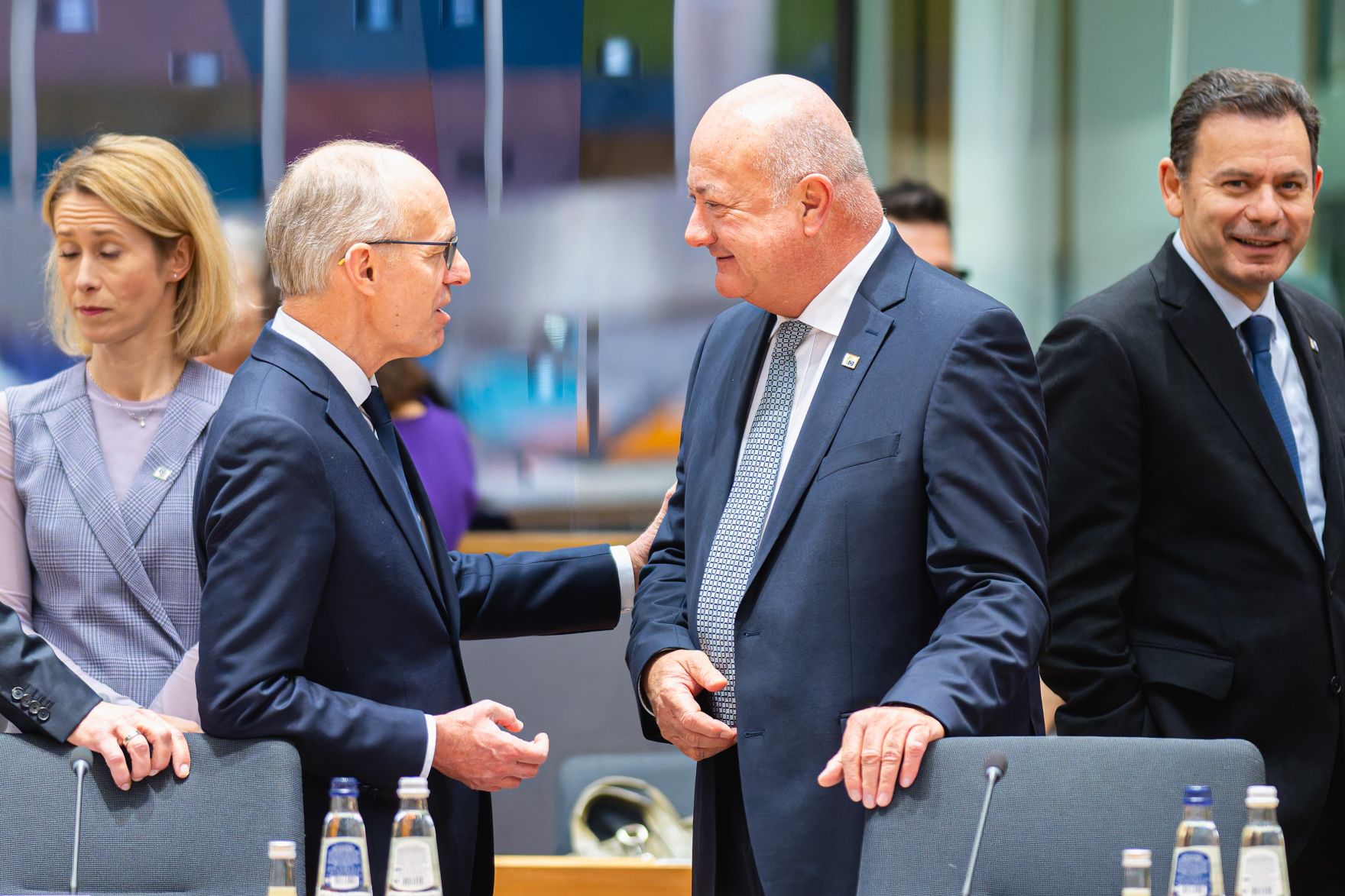 Am 20. M&auml;rz 2025 nahm Bundeskanzler Christian Stocker (m.r.) an dem Treffen der EU-Staats- und Regierungschefs in Br&uuml;ssel teil.