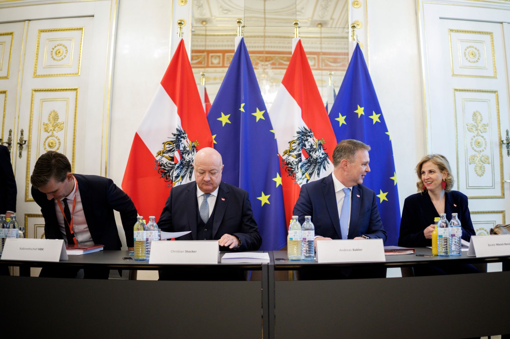 Am 8. April 2025 fand im Bundeskanzleramt die Klausurtagung der Bundesregierung statt.