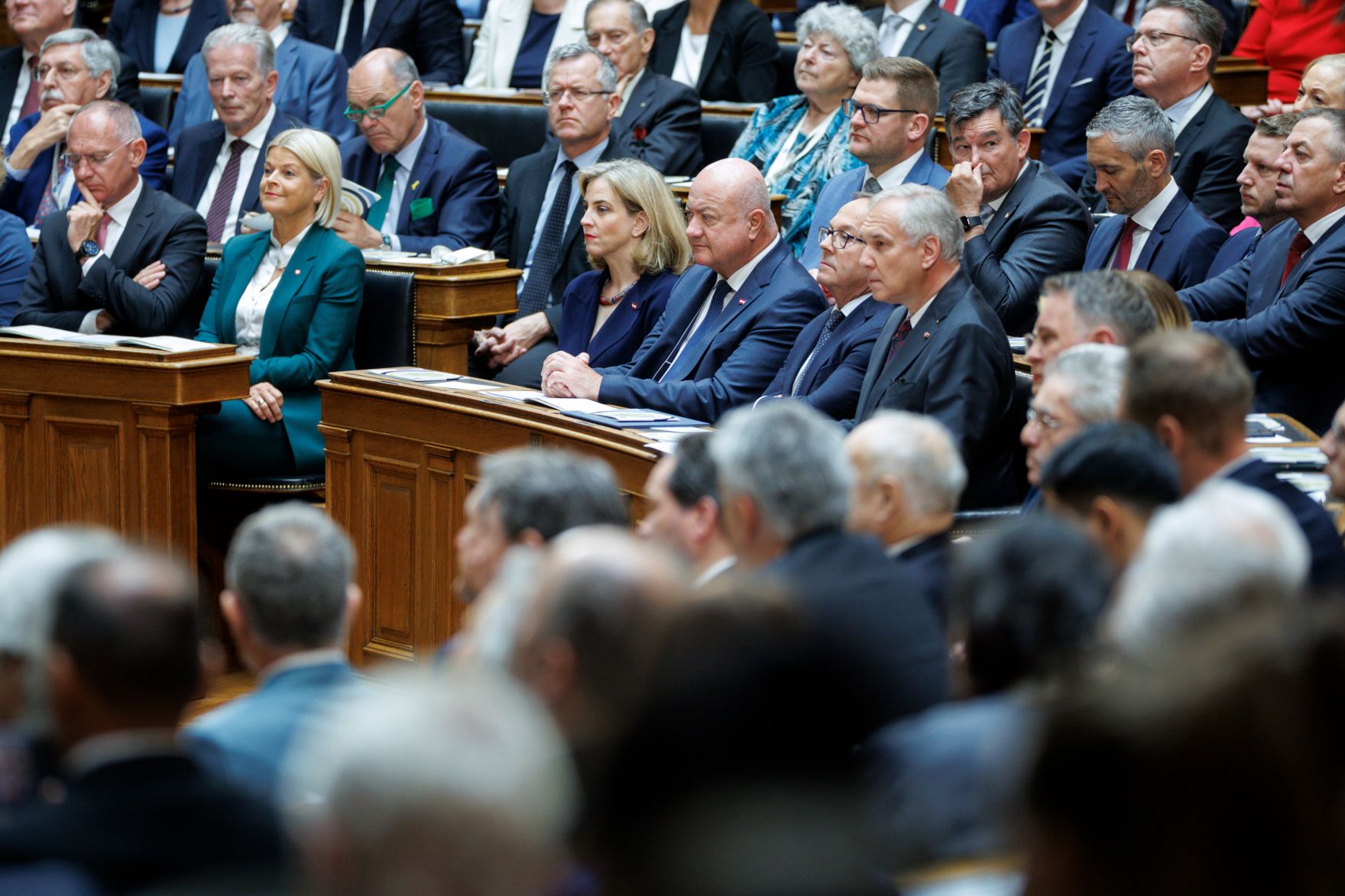 Am 15. Mai 2025 nahm Bundeskanzler Christian Stocker am Festakt &sbquo;70 Jahre Staatsvertrag&lsquo; im Parlament teil.