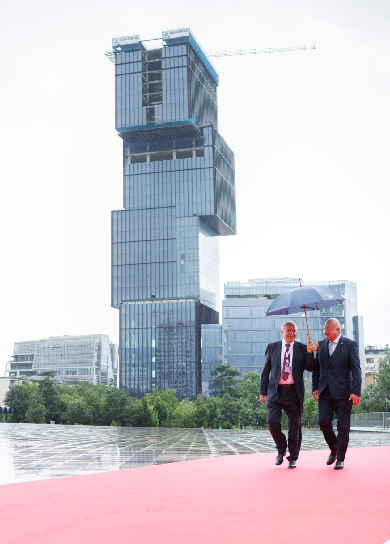 Am 16. Mai 2025 reiste Bundeskanzler Christian Stocker (r.) zu einem Arbeitsbesuch nach Albanien.