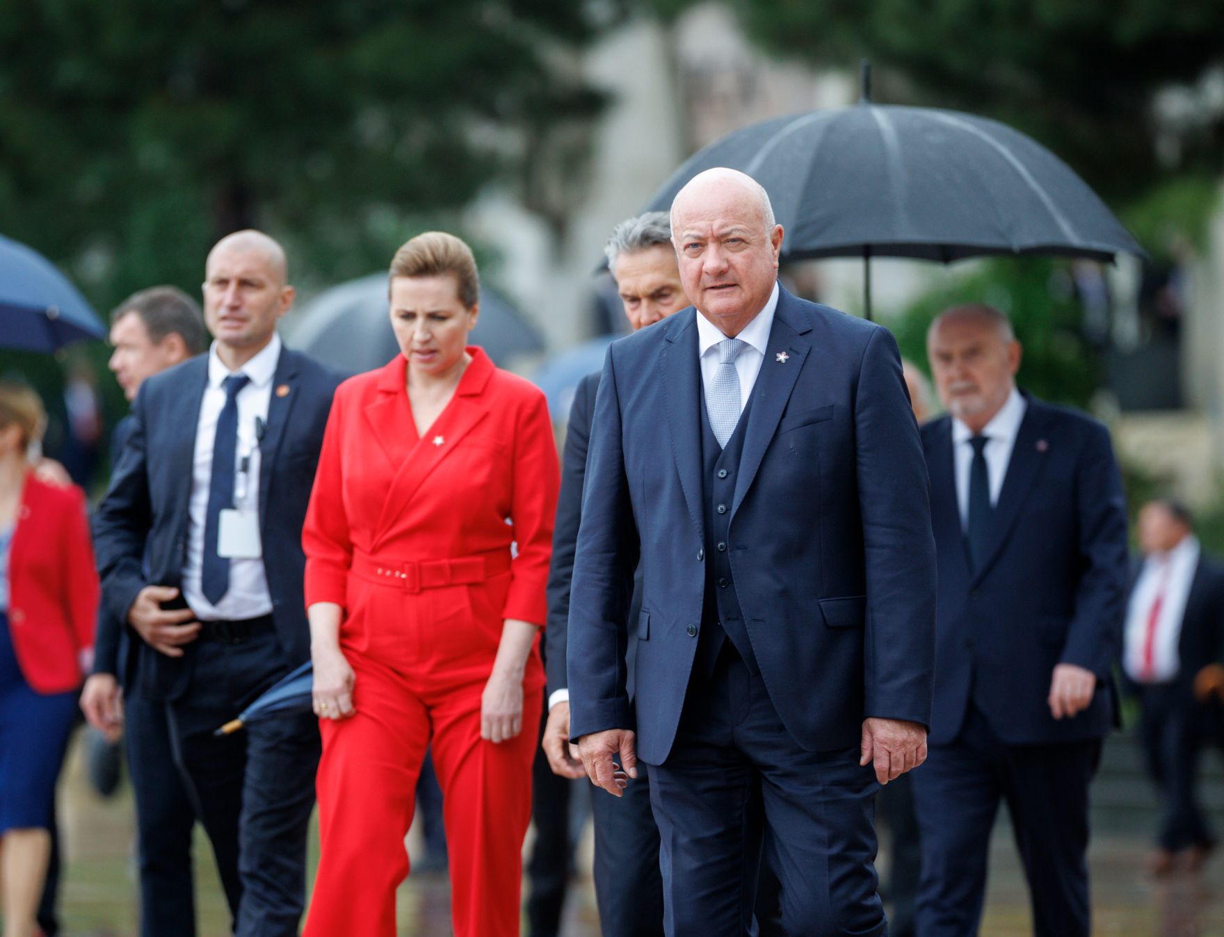 Am 16. Mai 2025 reiste Bundeskanzler Christian Stocker (m.r) zu einem Arbeitsbesuch nach Albanien. Im Bild beim Gipfeltreffen der Europ&auml;ischen Politischen Gemeinschaft (EPG).
