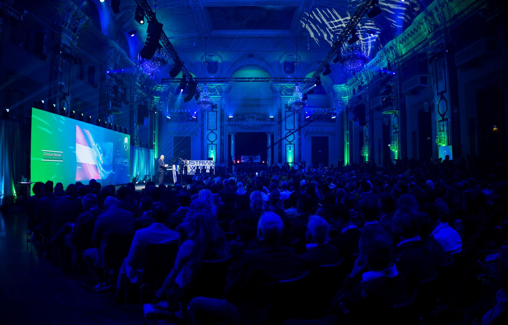 Am 3. Juni 2025 nahm Bundeskanzler Christian Stocker am Austrian World Summit 2025 teil.