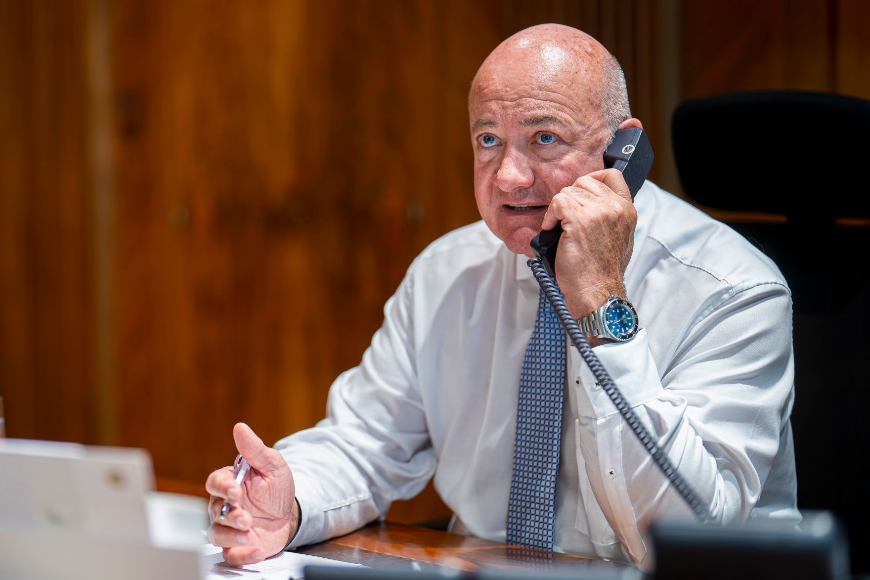 Am 4. Juni 2025 telefonierte Bundeskanzler Christian Stocker (im Bild) mit dem Pr&auml;sidenten des Europ&auml;ischen Rates Ant&oacute;nio Costa.