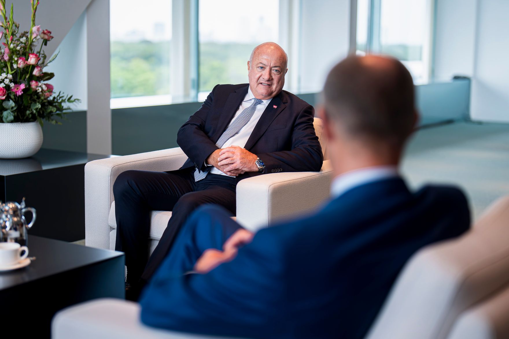 Am 27. Juni 2025 reiste Bundeskanzler Christian Stocker (l.) zu einem Arbeitsbesuch nach Berlin. Im Bild bei einem Arbeitsgespr&auml;ch mit dem Bundeskanzler von der Bundesrepublik Deutschland Friedrich Merz (r.).