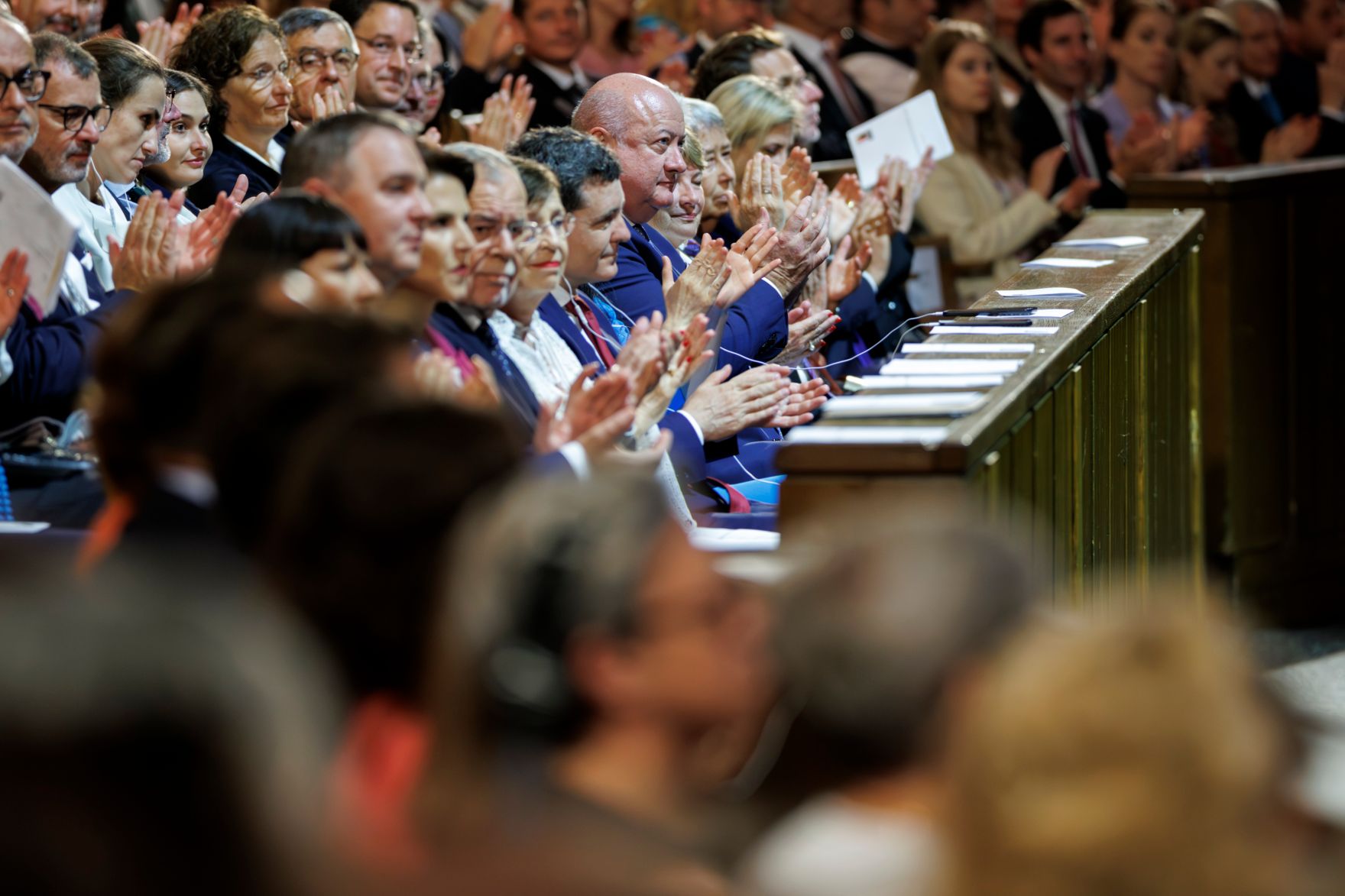 Am 26. Juli 2025 besuchten Bundeskanzler Christian Stocker die Er&ouml;ffnung der Salzburger Festspiele in Salzburg.