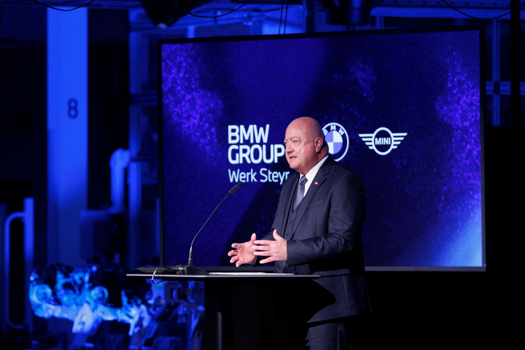 Am 1. August 2025 besuchte Bundeskanzler Christian Stocker (im Bild) im Rahmen seines Bundesl&auml;ndertages das BMW Group Werk Steyr in Ober&ouml;sterreich.