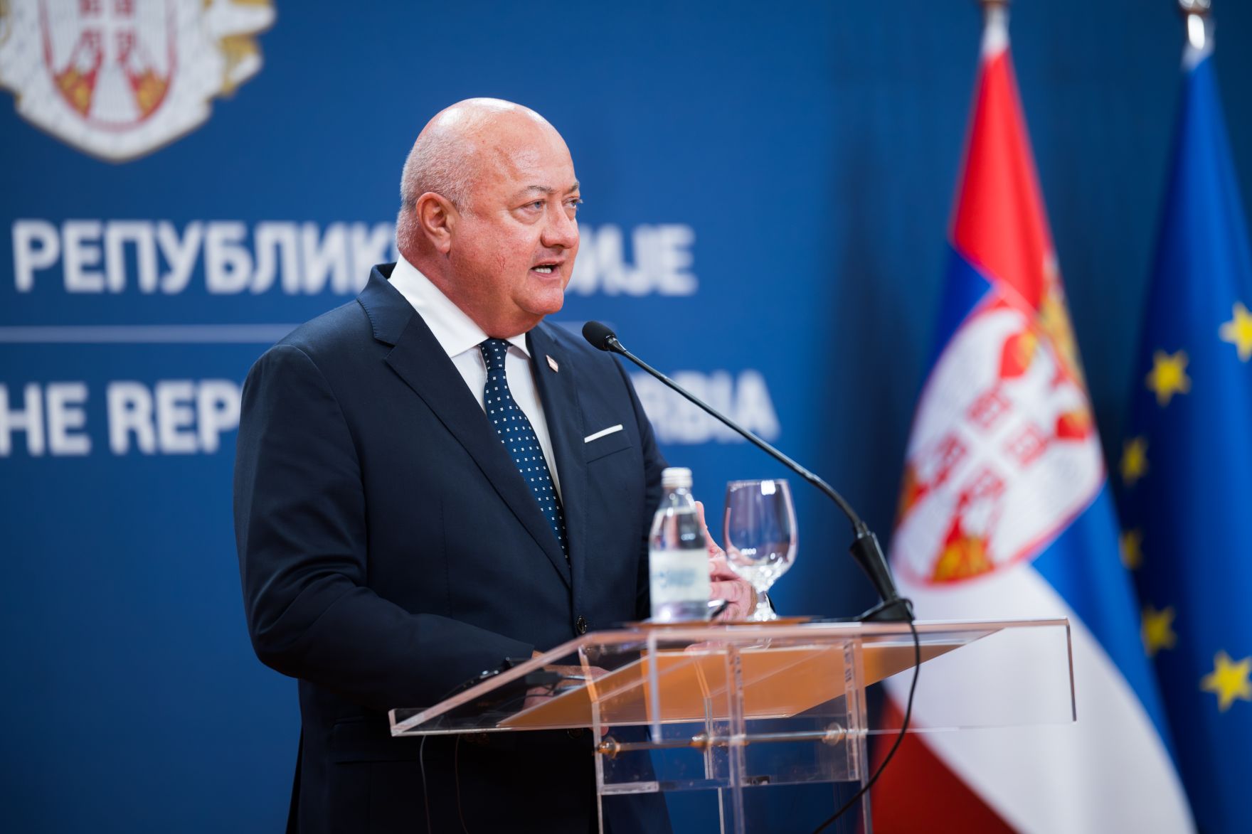 Am 12. August 2025 reiste Bundeskanzler Christian Stocker (im Bild) zu einem Arbeitsbesuch nach Serbien.