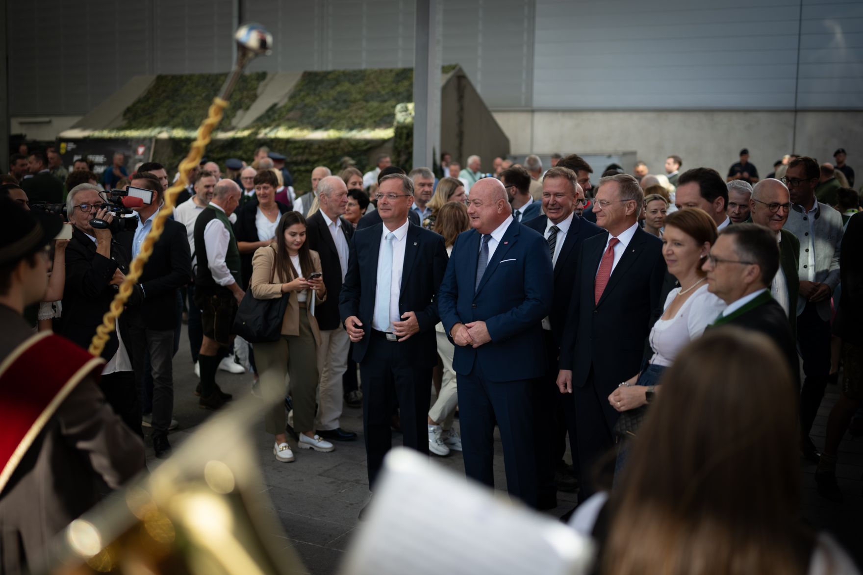 Am 4. September 2025 besuchte Bundeskanzler Christian Stocker die Rieder Messe.