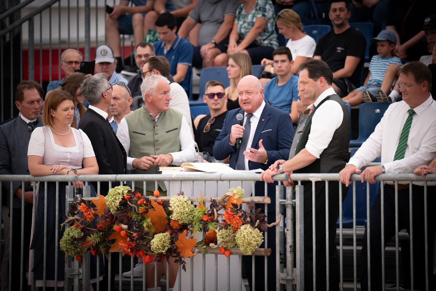 Am 4. September 2025 besuchte Bundeskanzler Christian Stocker die Rieder Messe.