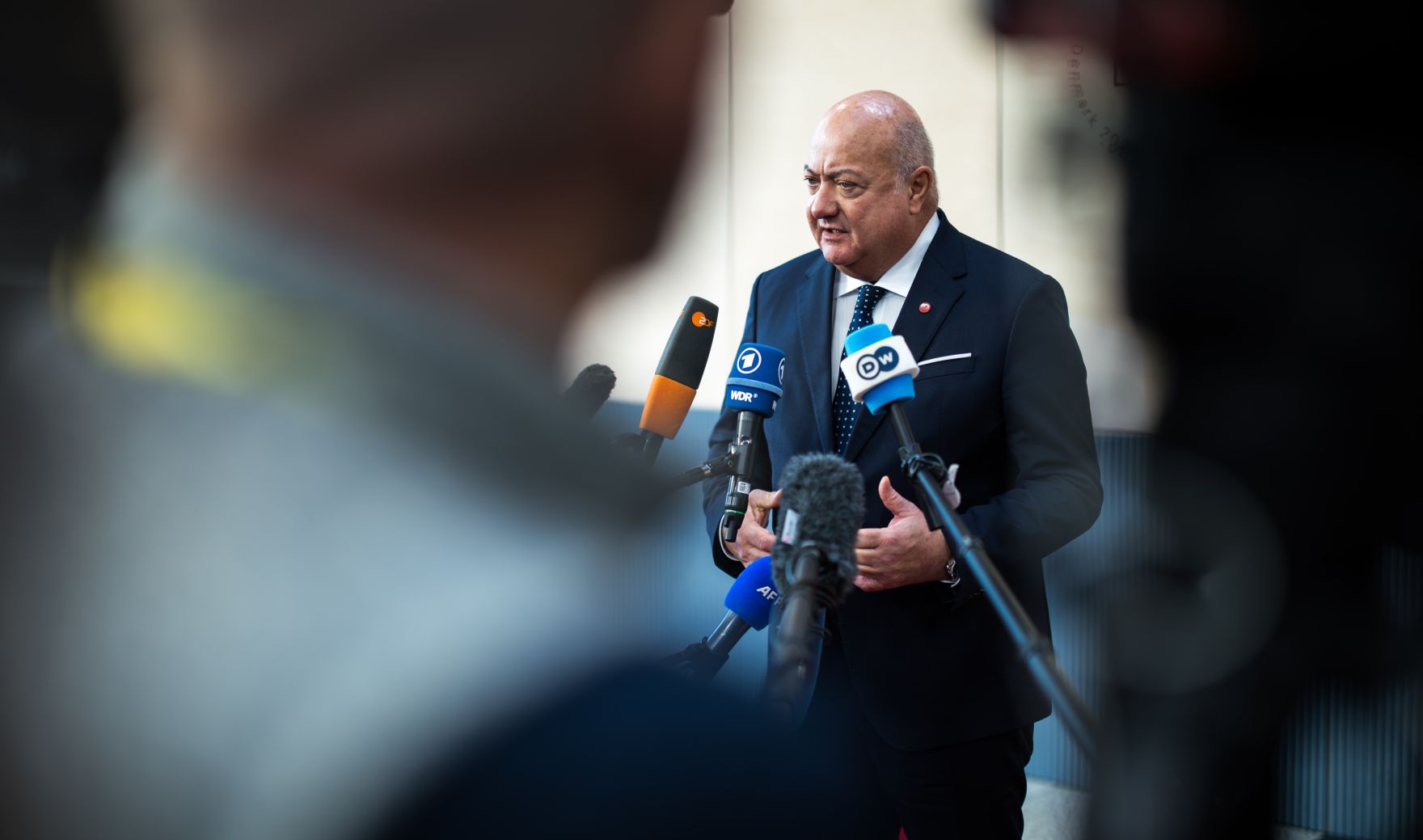 Am 1. Oktober 2025 nahm Bundeskanzler Christian Stocker (im Bild) am mehrt&auml;gigen EU-Gipfel der Staats- und Regierungschefs in Kopenhagen teil.