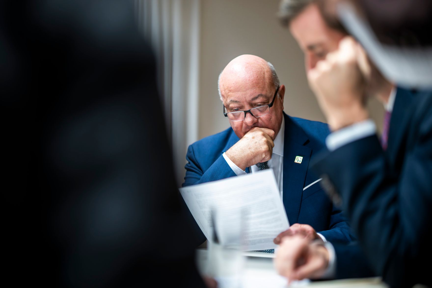 Am 18. Dezember 2025 nahm Bundeskanzler Christian Stocker (im Bild) an dem Treffen der EU-Staats- und Regierungschefs in Br&uuml;ssel teil.