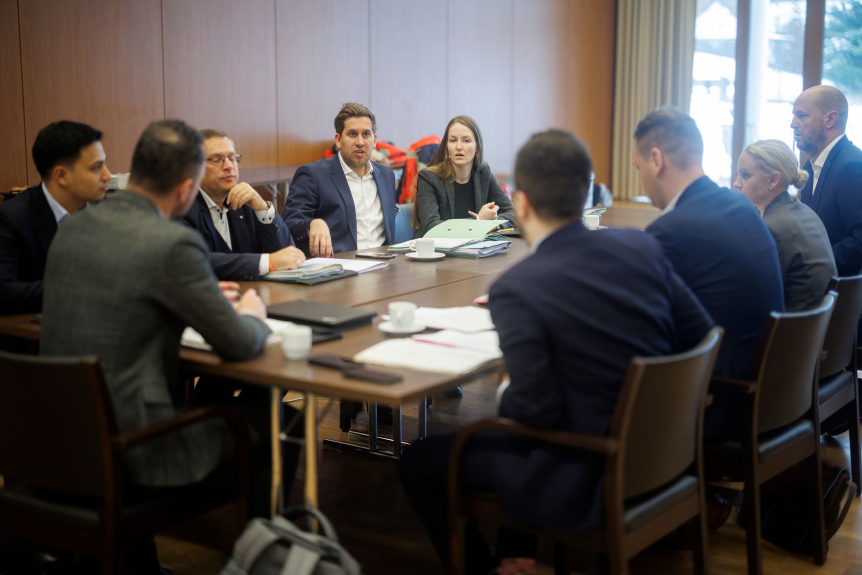 Am 13. J&auml;nner 2026 fand in Mauerbach die Klausurtagung der Bundesregierung statt. Im Bild Staatssekret&auml;r Alexander Pr&ouml;ll.