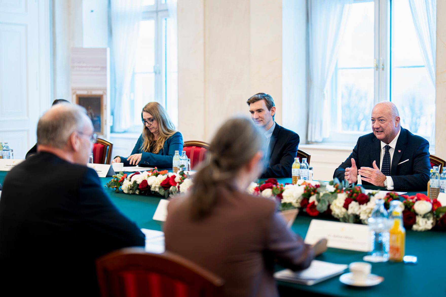 Am 15. J&auml;nner 2026 empfing Bundeskanzler Christian Stocker (r.) den Bundespr&auml;sidenten der Schweiz Guy Parmelin (l.) zu einem Arbeitsgespr&auml;ch.
